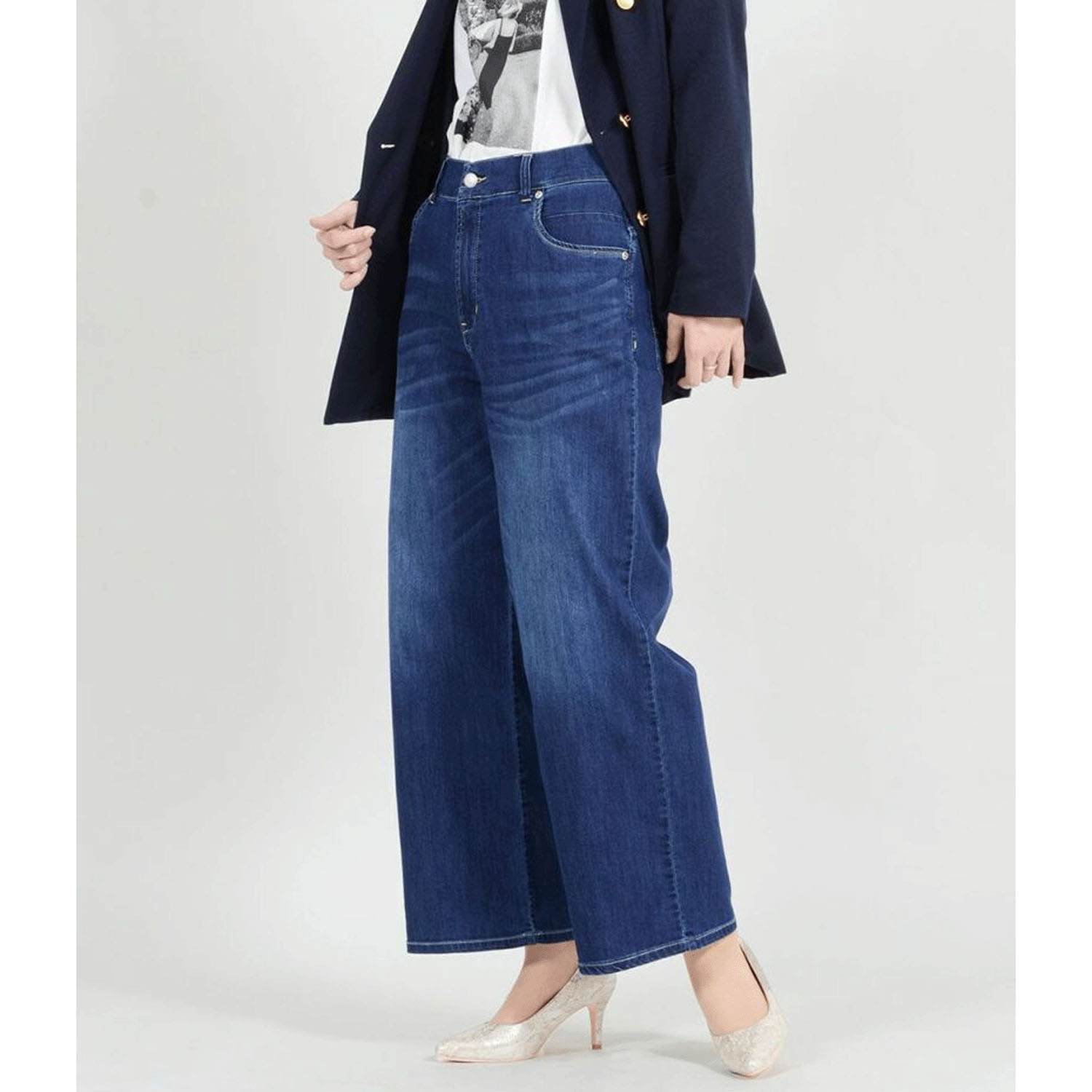 【InstaLive】aiai C／Nクールストレッチ 木陰デニムセミワイドパンツ - 画像17