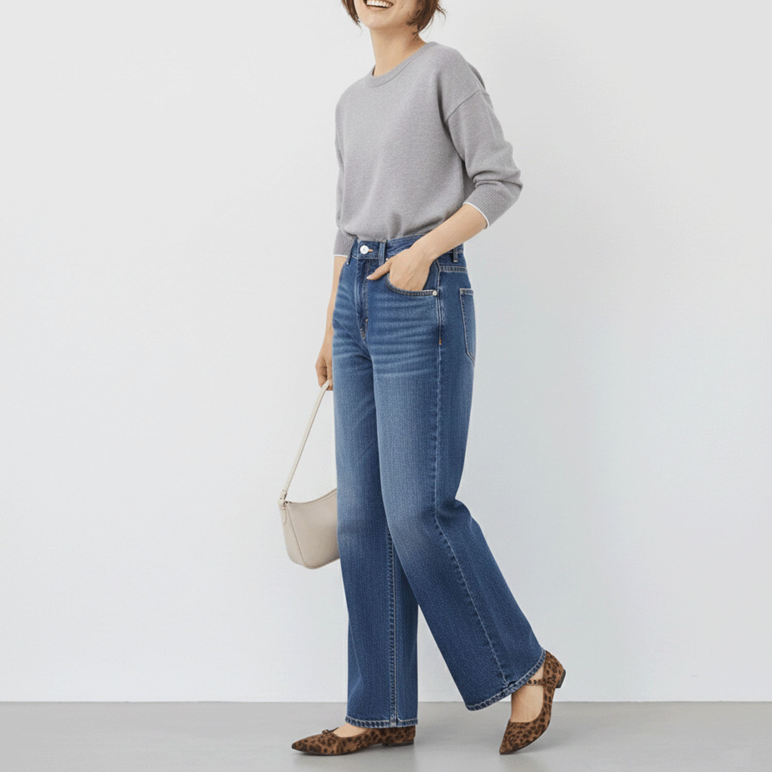 【InstaLive】aiai C／Nクールストレッチ 木陰デニムセミワイドパンツ - 画像19