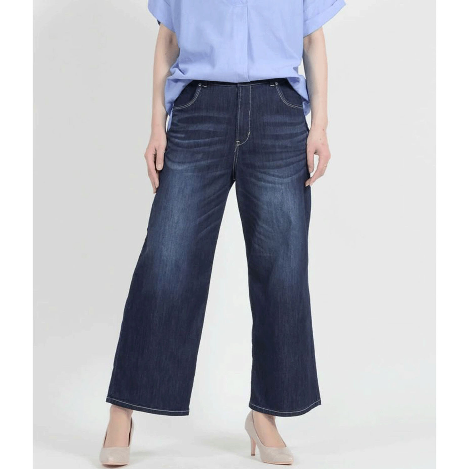 【InstaLive】aiai C／Nクールストレッチ 木陰デニムセミワイドパンツ - 画像27