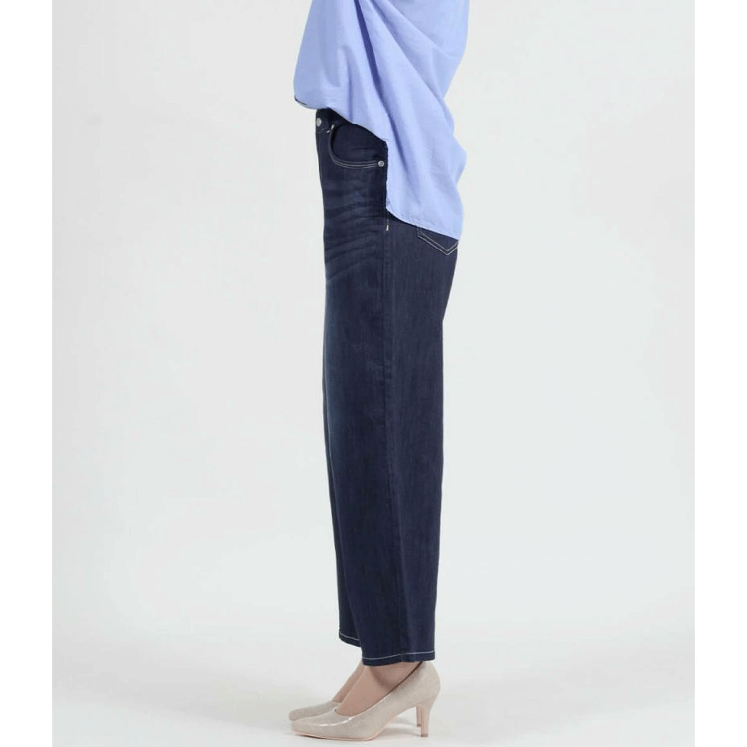 【InstaLive】aiai C／Nクールストレッチ 木陰デニムセミワイドパンツ - 画像28