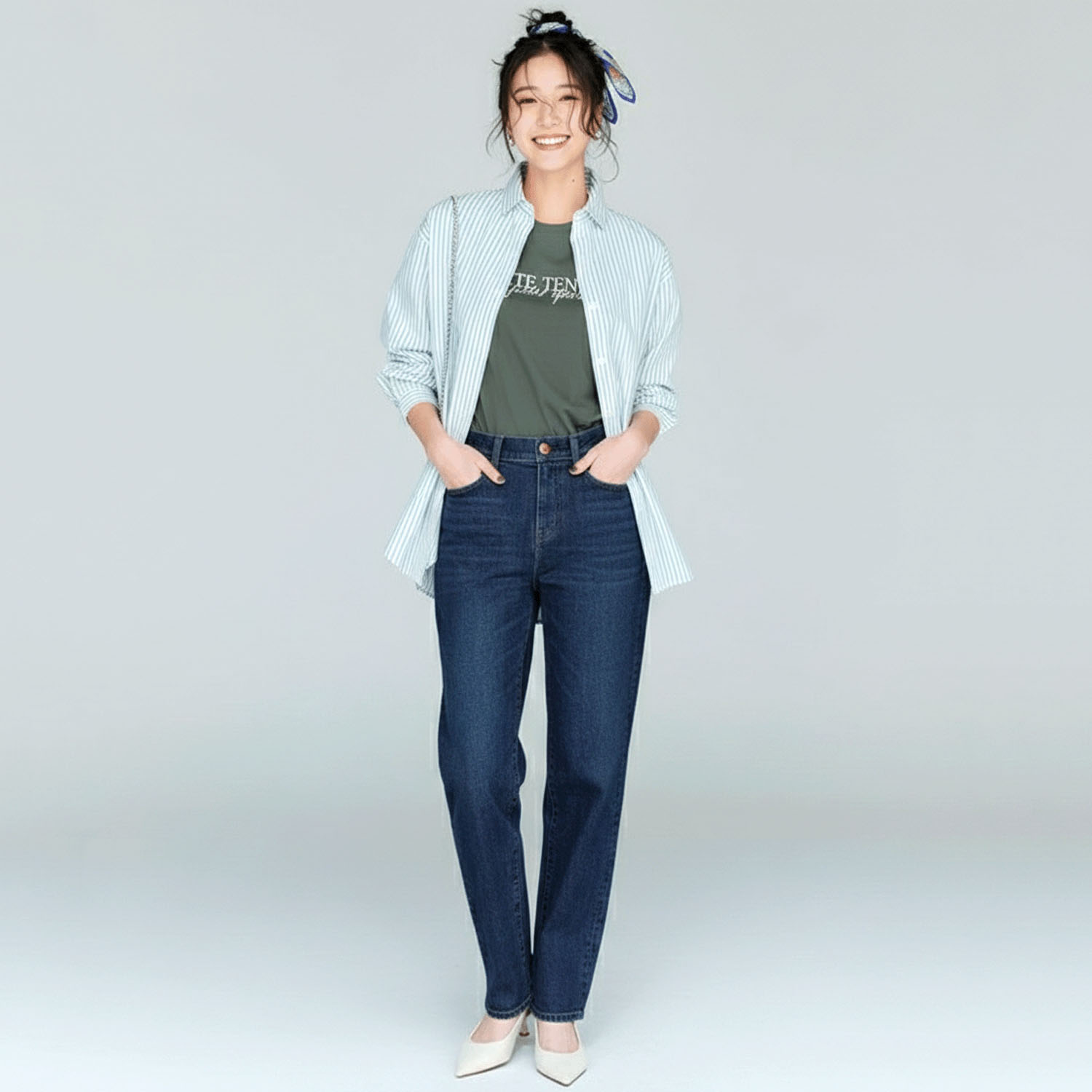 【Insta Live】aiai 木漏れ日デニム テーパードパンツ - 画像14