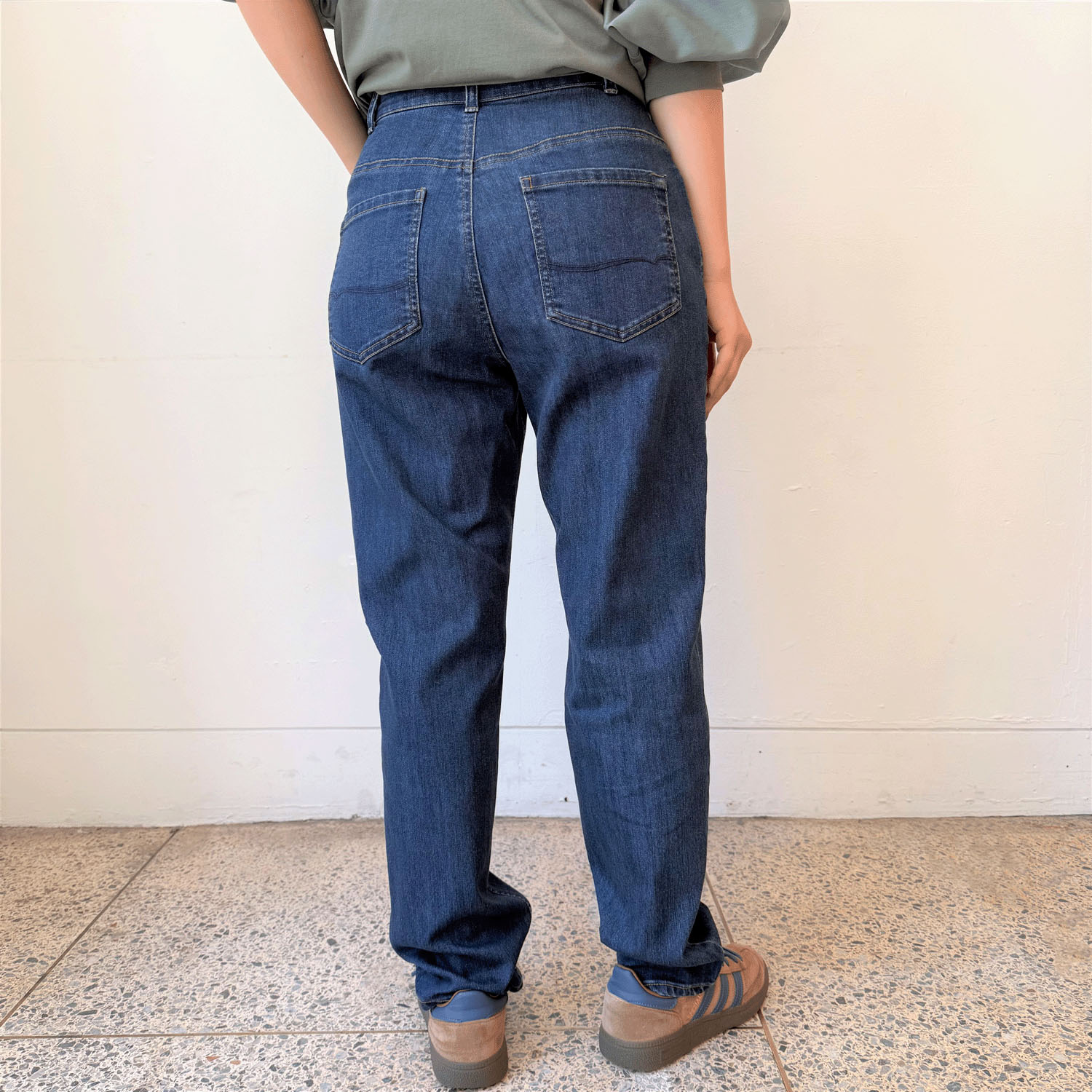 【Insta Live】aiai 木漏れ日デニム テーパードパンツ - 画像9