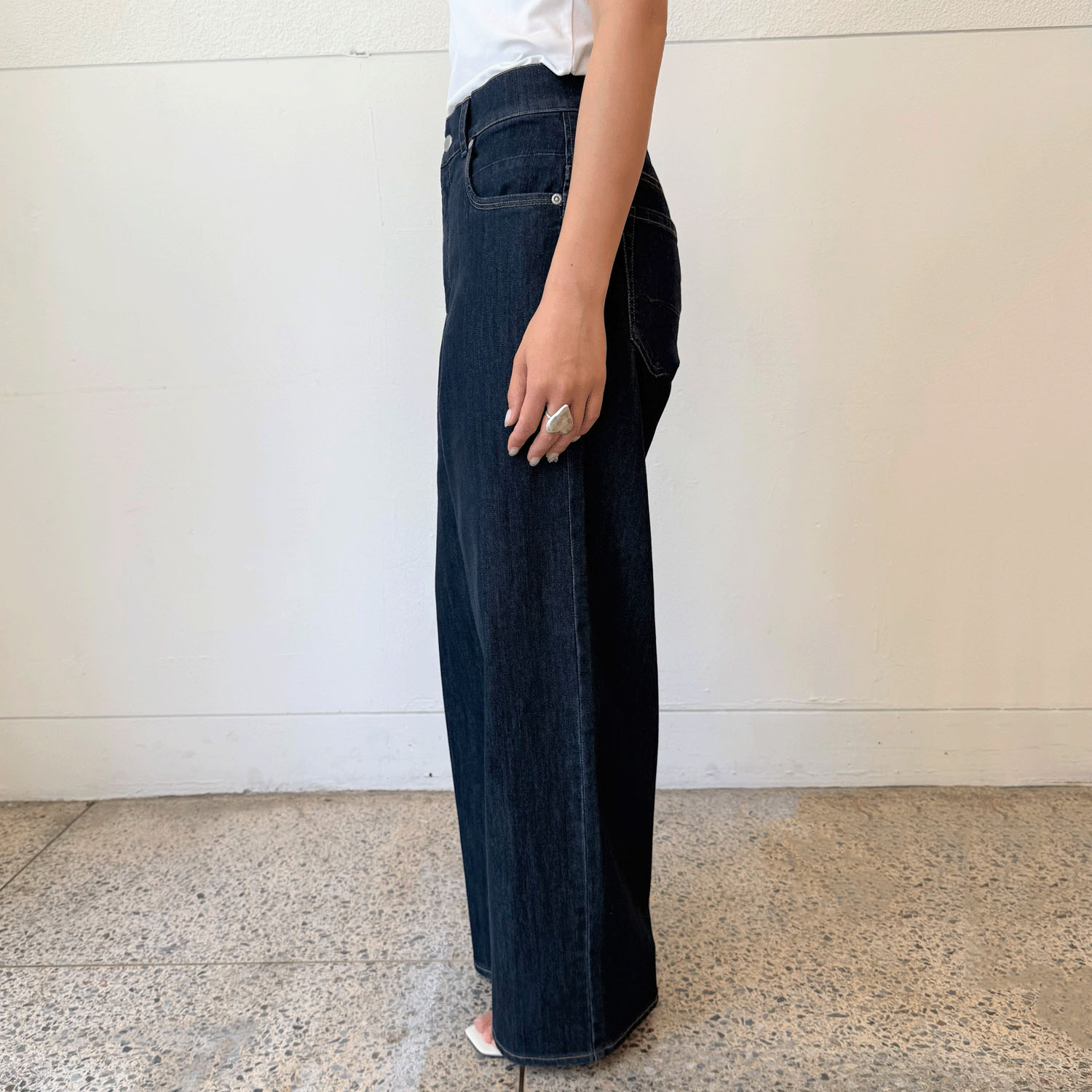 【Insta Live】aiai 木漏れ日デニム ワイドパンツ - 画像8