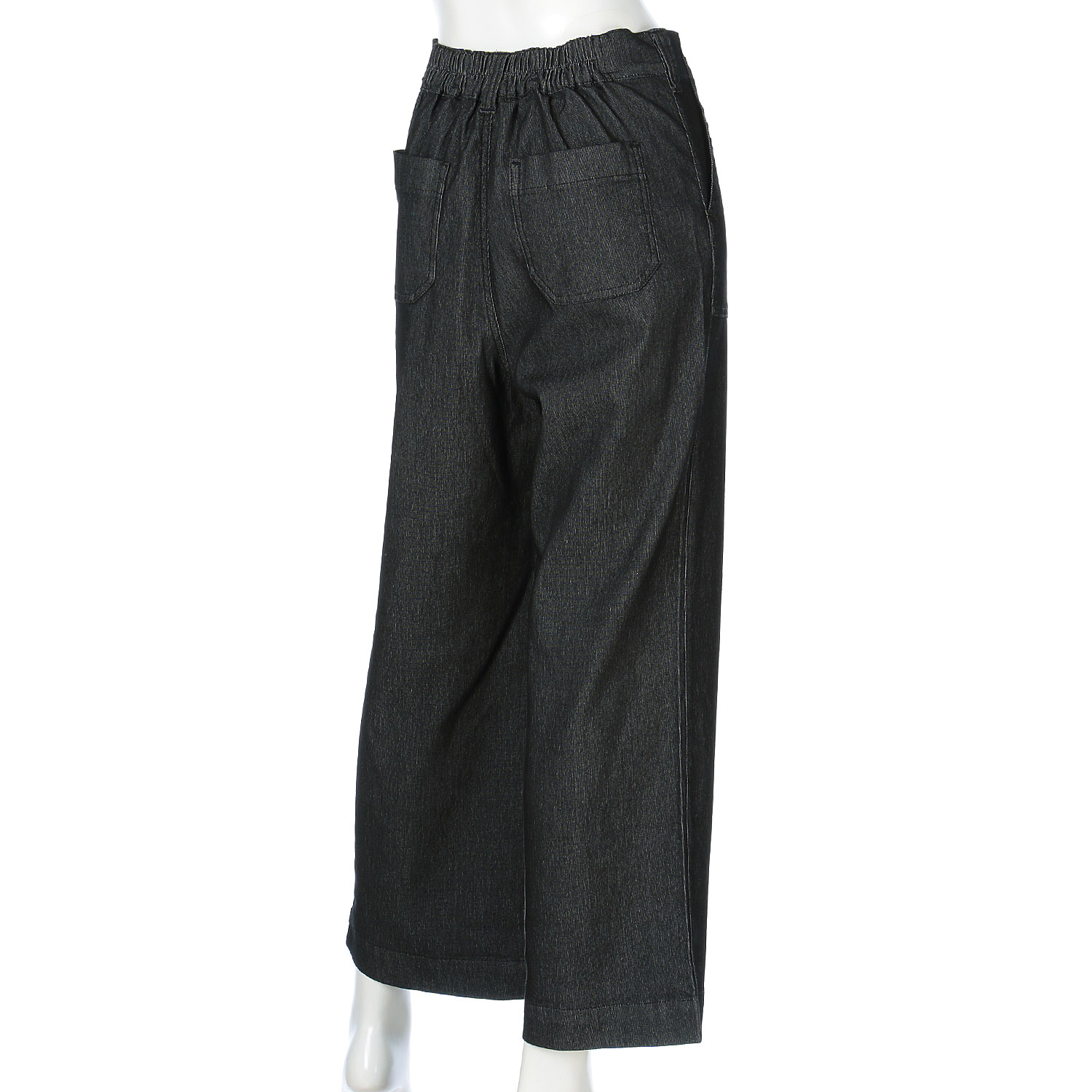 涼やかメッシュ調デニムベイカーパンツ - 画像6