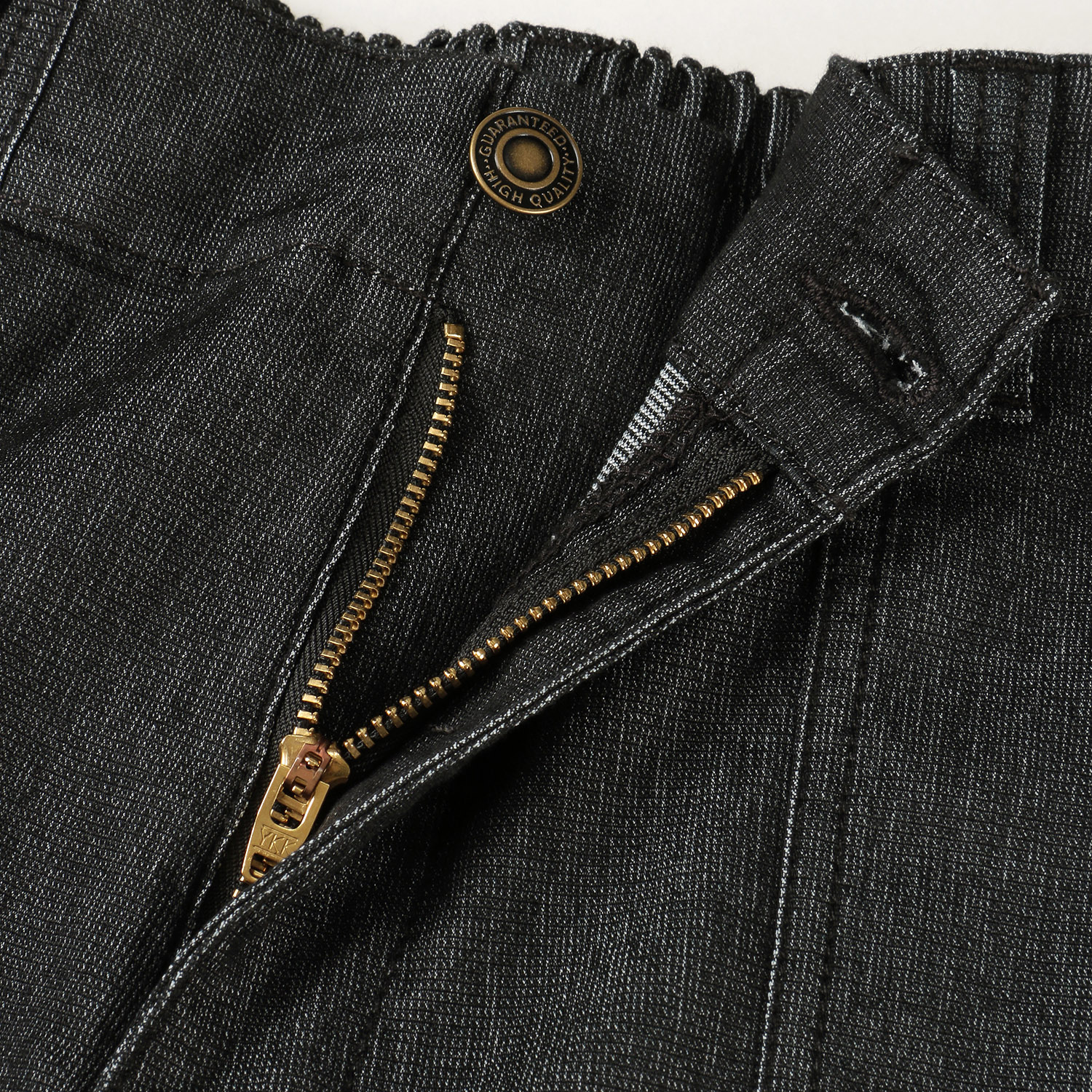 涼やかメッシュ調デニムベイカーパンツ - 画像7