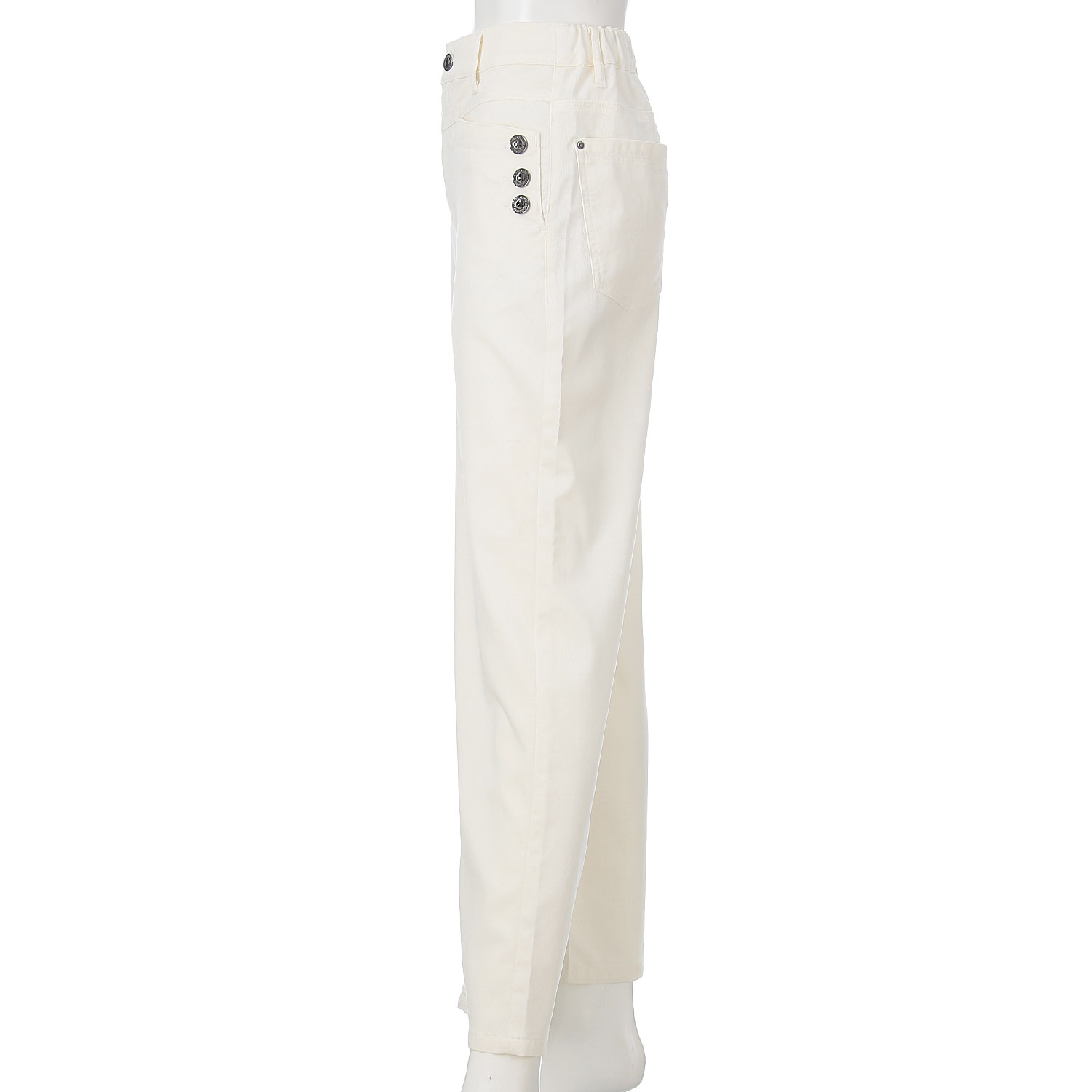 メッシュデニム釦使いワイド - 画像9