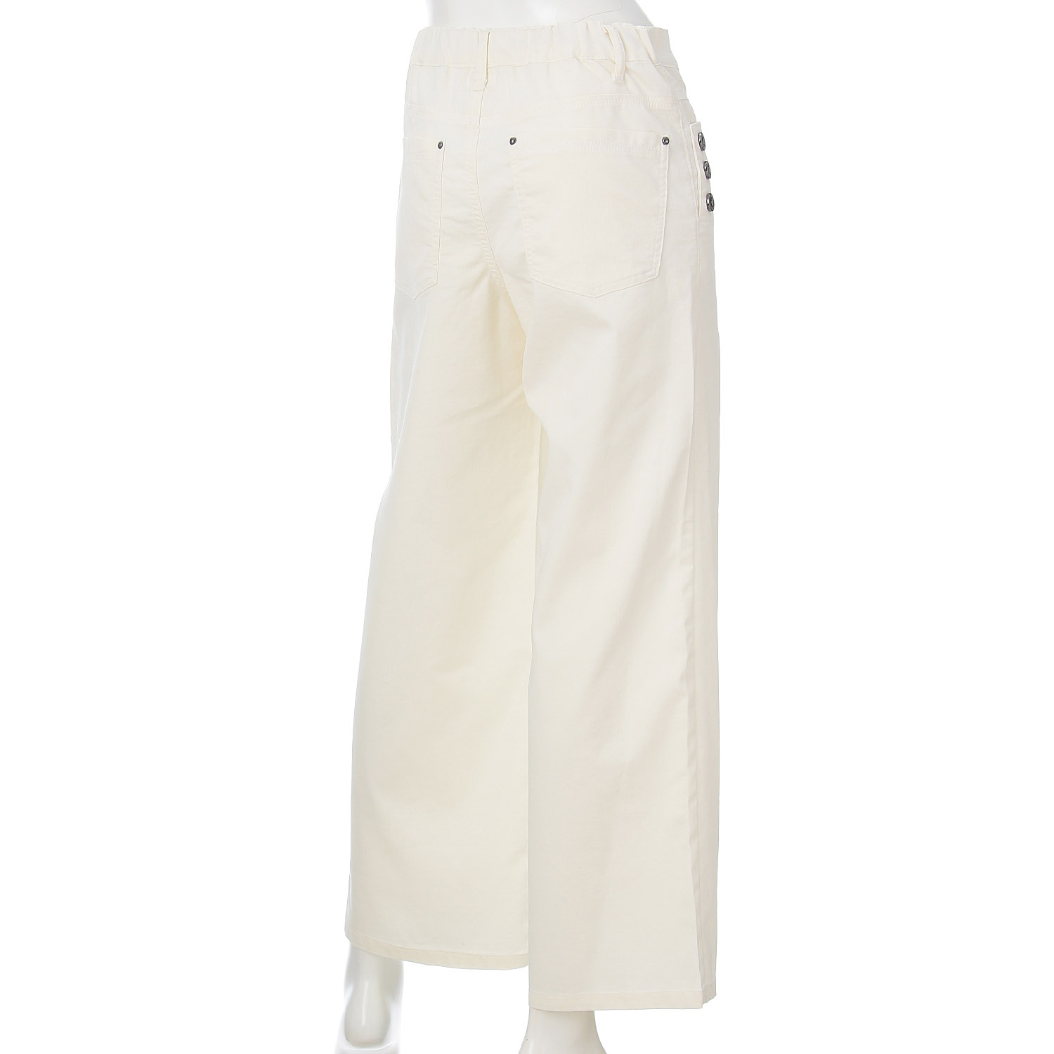 メッシュデニム釦使いワイド - 画像10