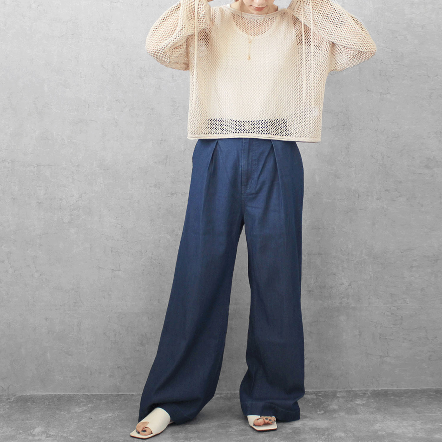 W HEART クールデニムワイドパンツ - 画像11