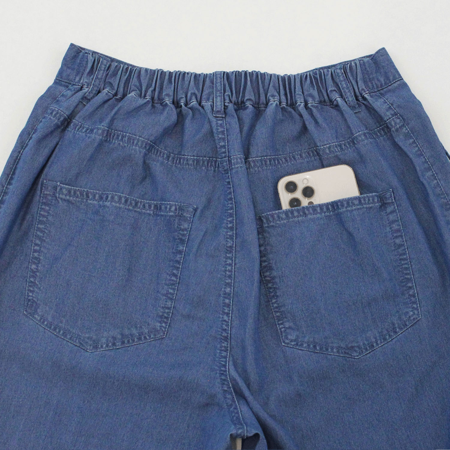 W HEART クールデニムワイドパンツ - 画像3