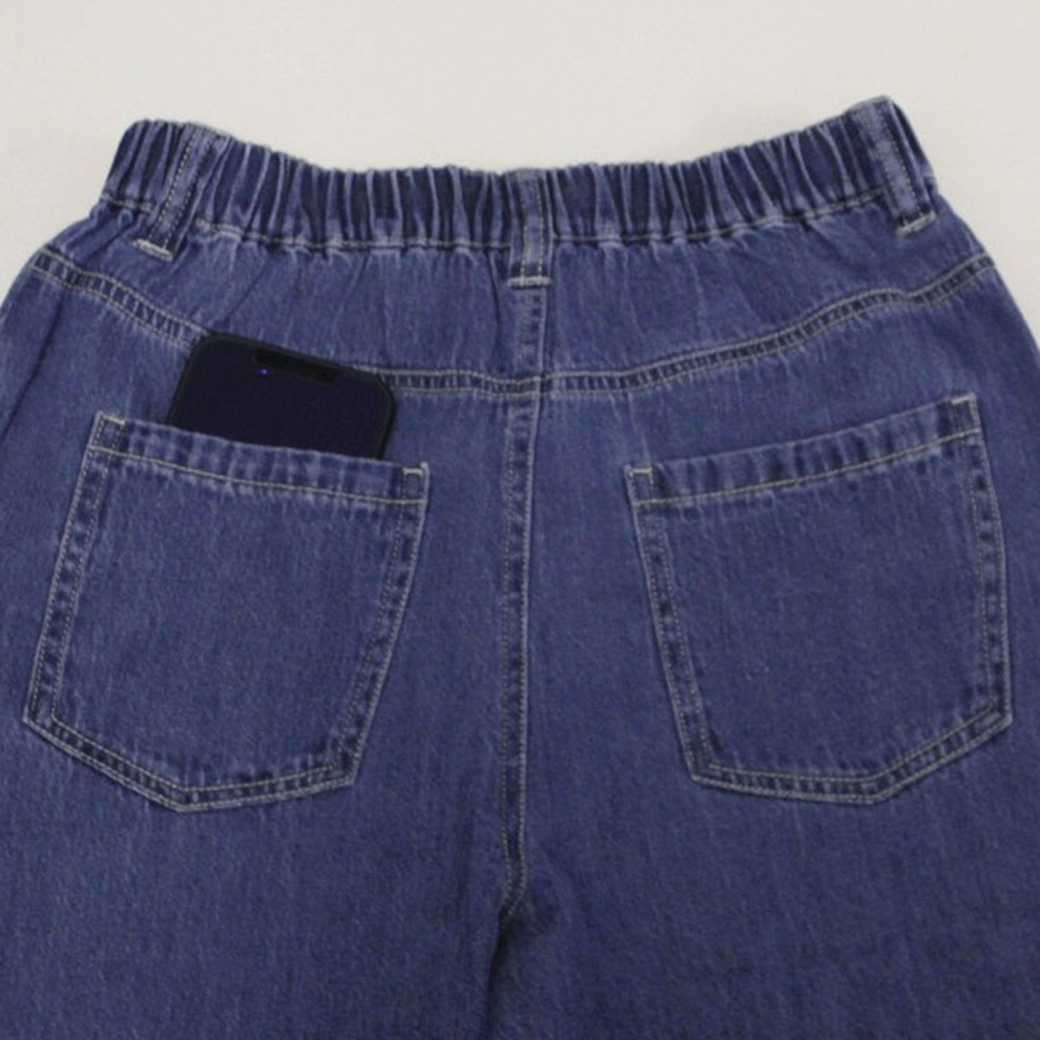 W HEART 麻混デニムワイドパンツ - 画像14