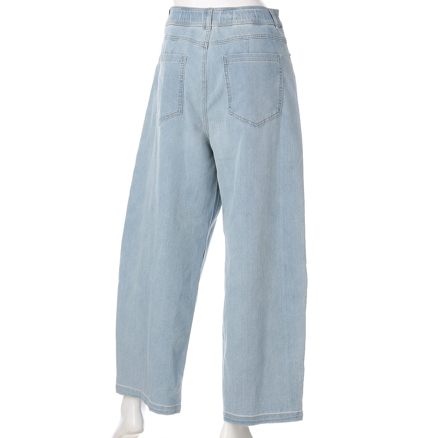 JEUNE ET JOYEUX TCストレッチ デニムカーヴィーパンツ - 画像3