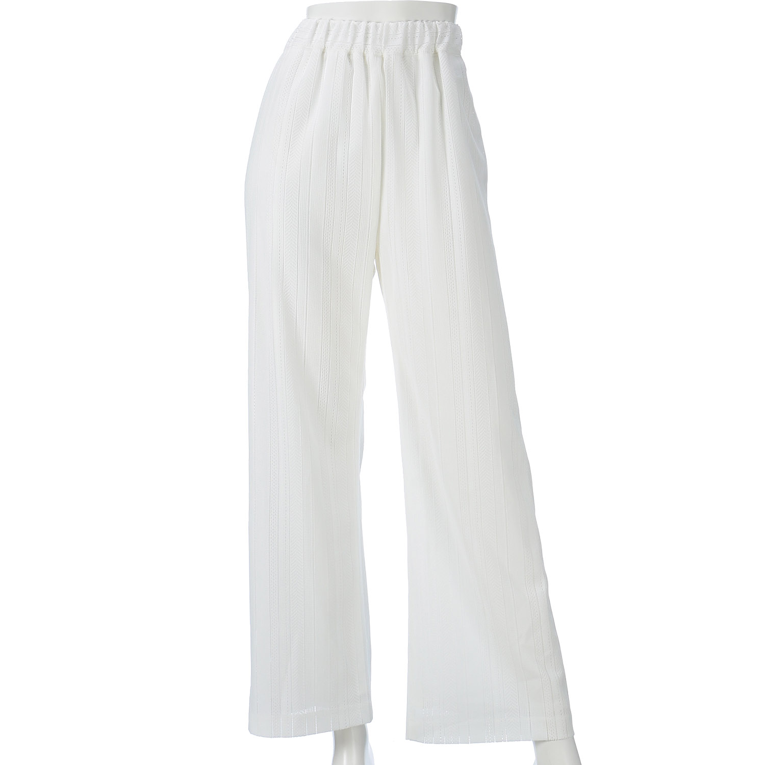 レースセミワイドパンツ - 画像1