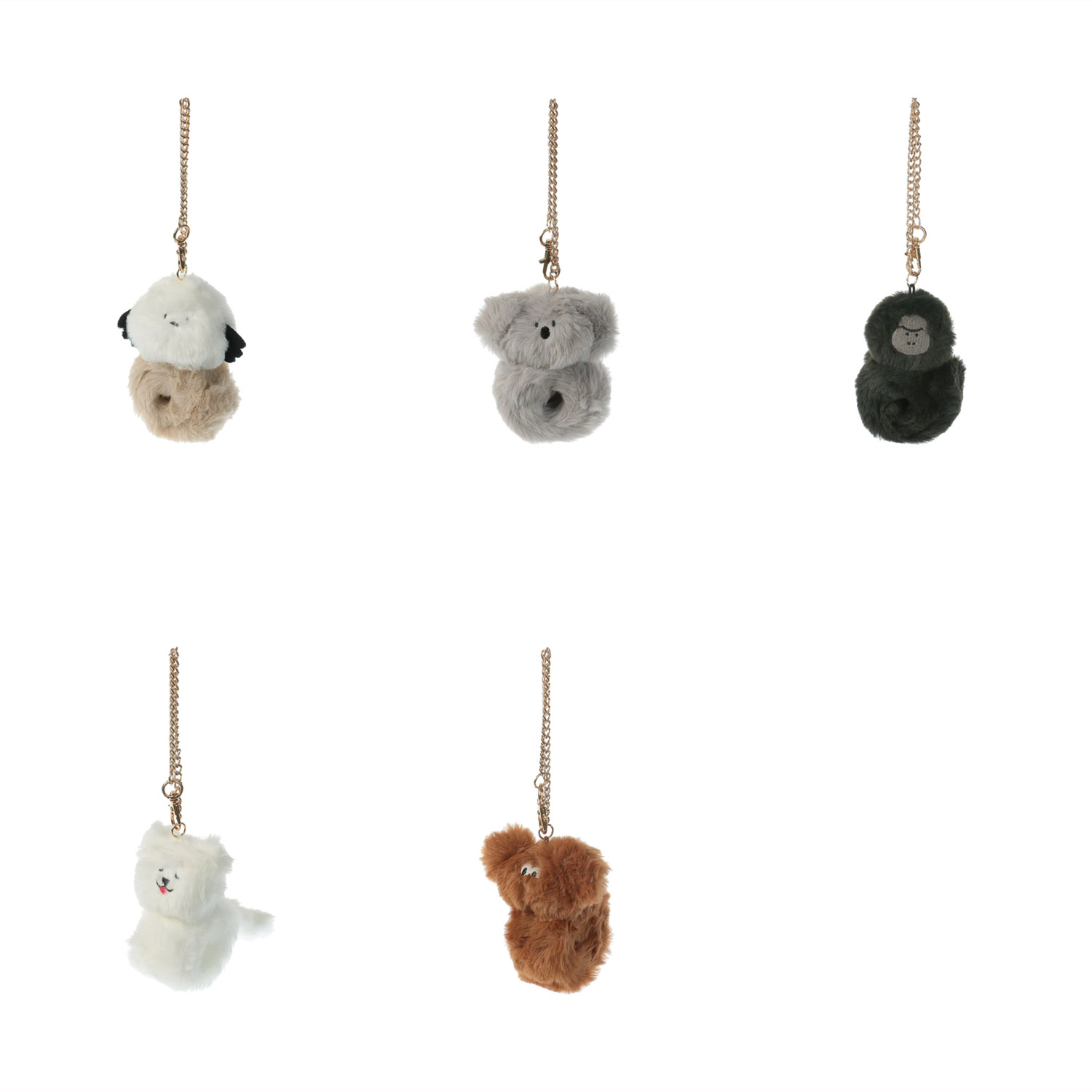 【シマエナガ終了】ファーアニマルグローブホルダー - 画像1