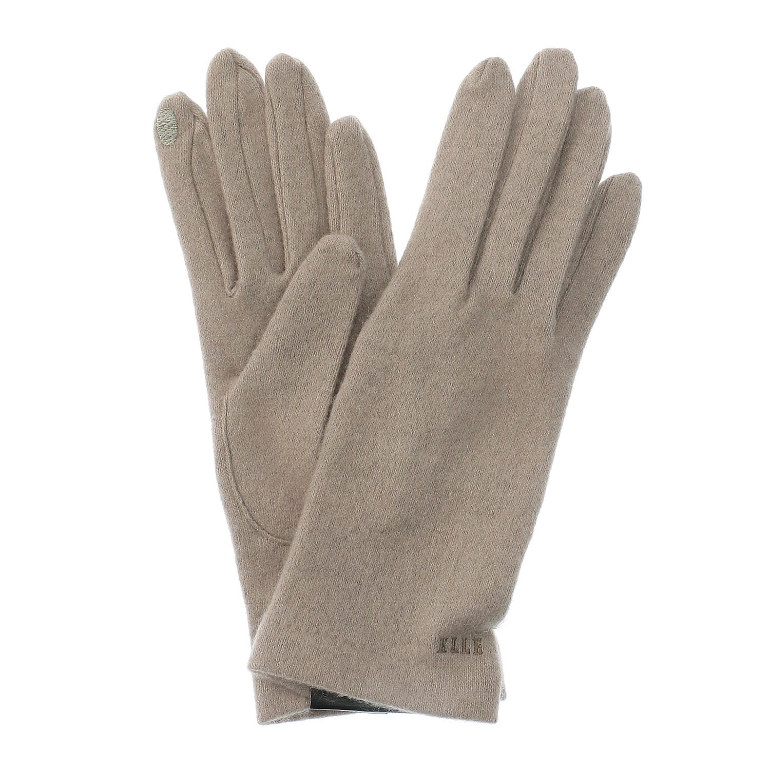 【グレー、ワイン終了】ELLE カシミヤ手袋 - 画像4