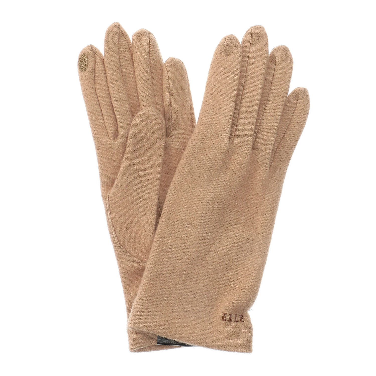 【グレー、ワイン終了】ELLE カシミヤ手袋 - 画像5