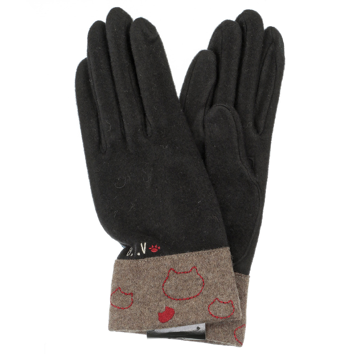 a．v．v ネコ刺繍手袋 - 画像3