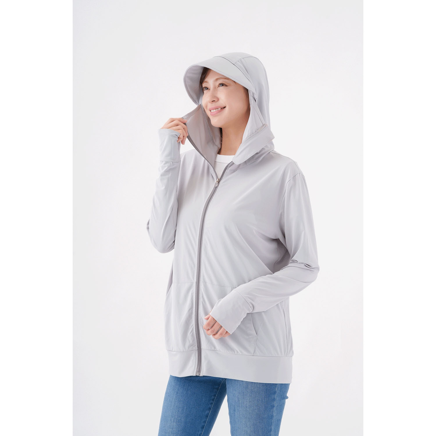 UV＆クール顔までガードパーカー - 画像12