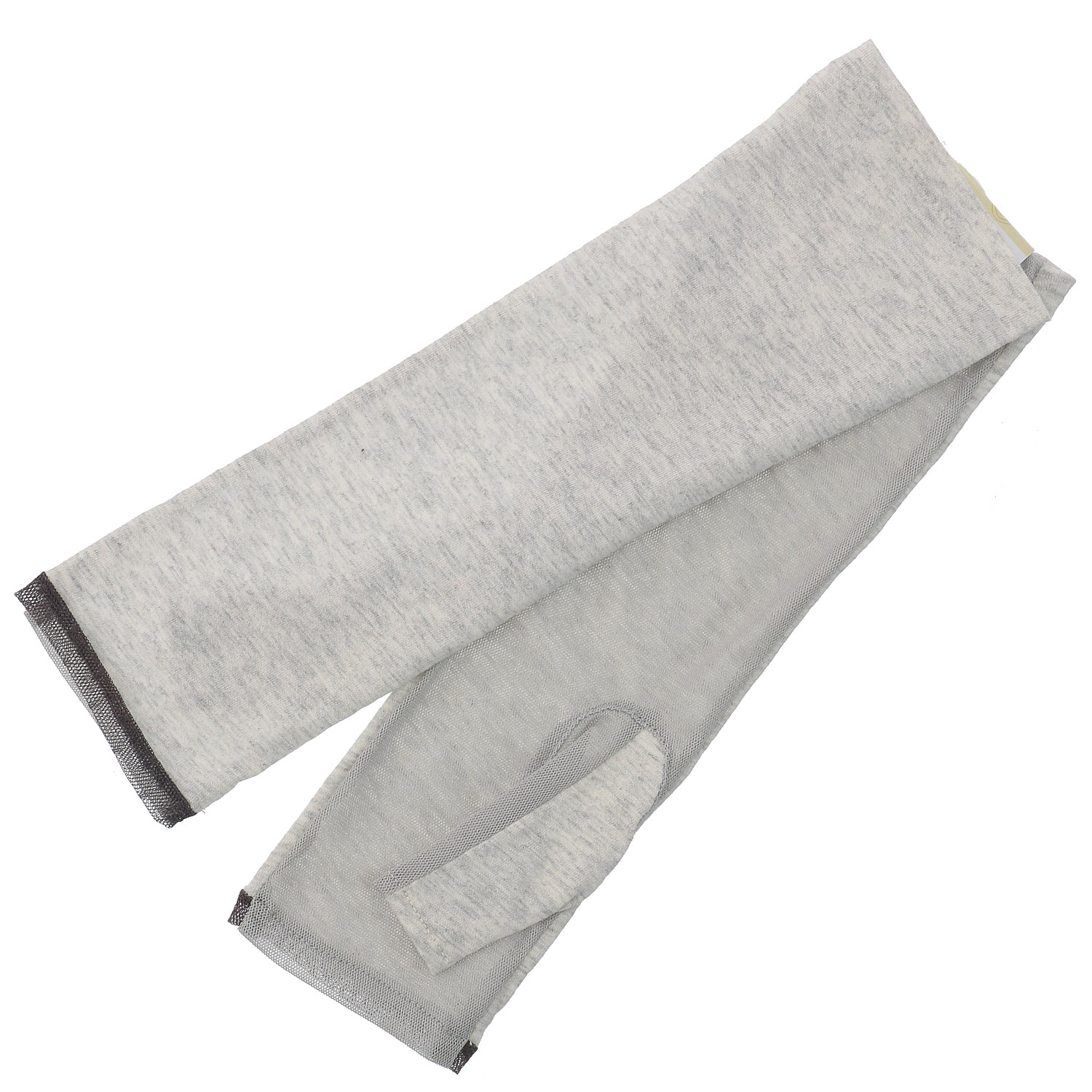 レーヨン混天竺水玉チュールアームカバー ミドル - 画像2