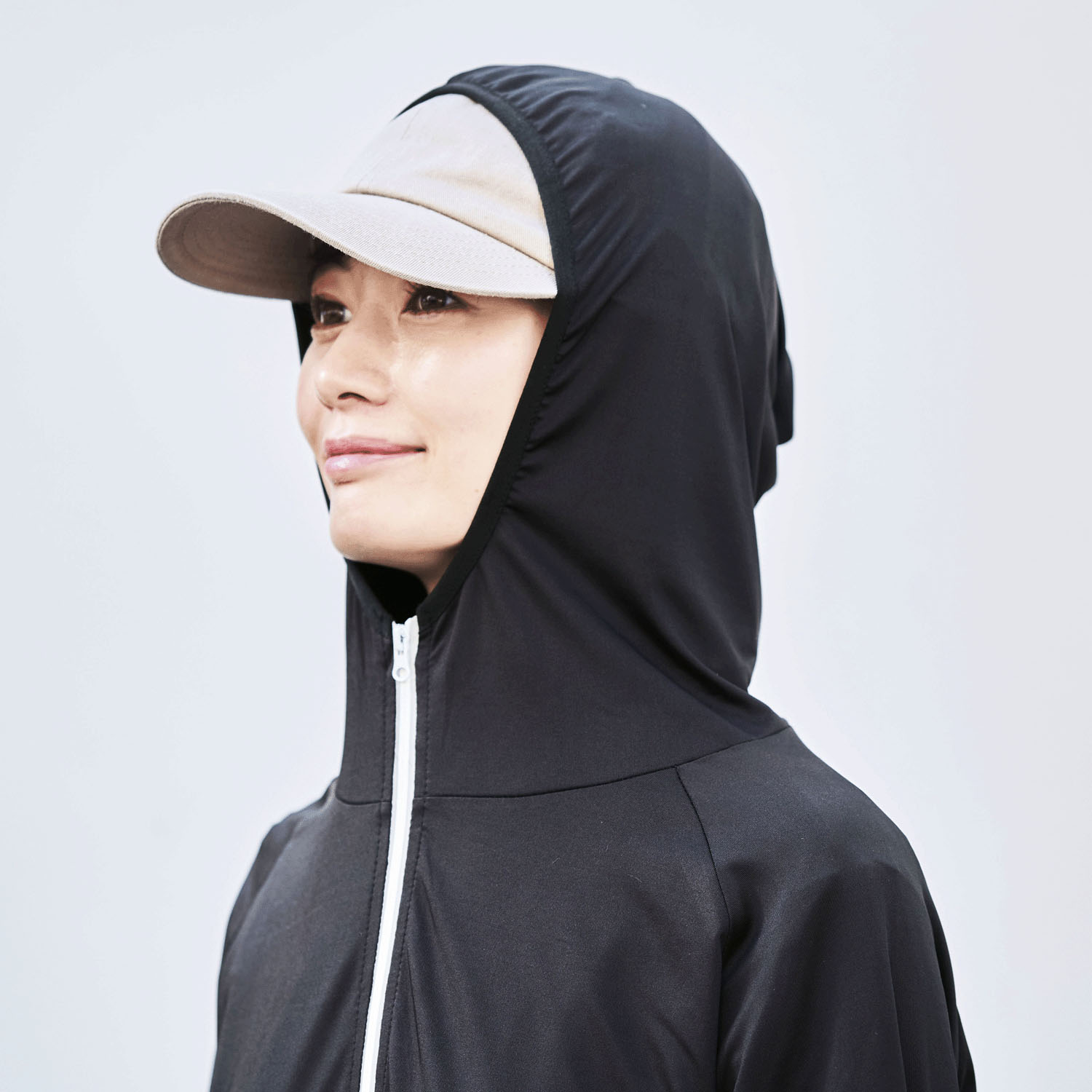 体型カバー涼やかUVパーカー S～Mサイズ - 画像13