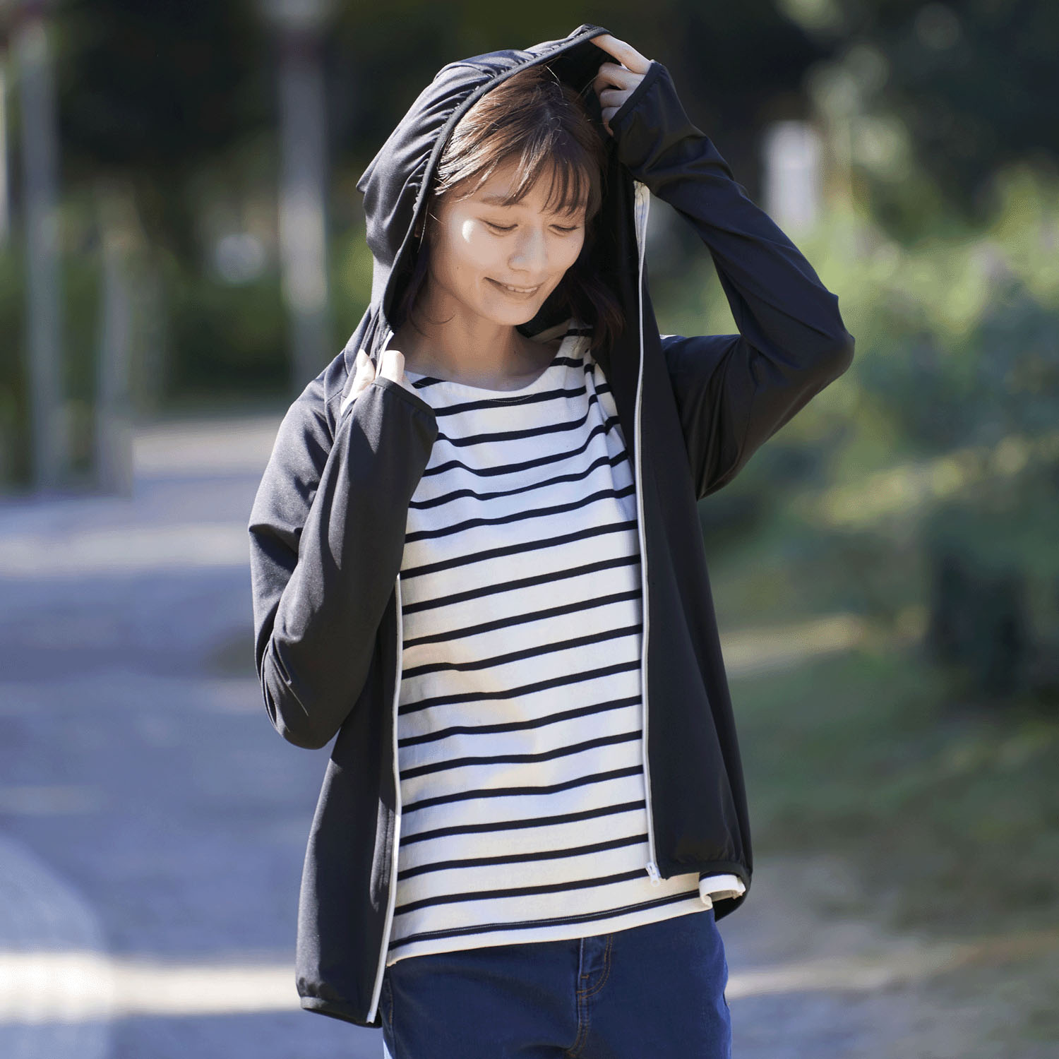 体型カバー涼やかUVパーカー L～LLサイズ - 画像14