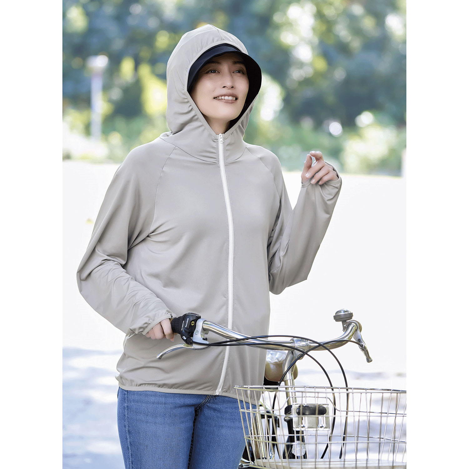 体型カバー涼やかUVパーカー L～LLサイズ - 画像6