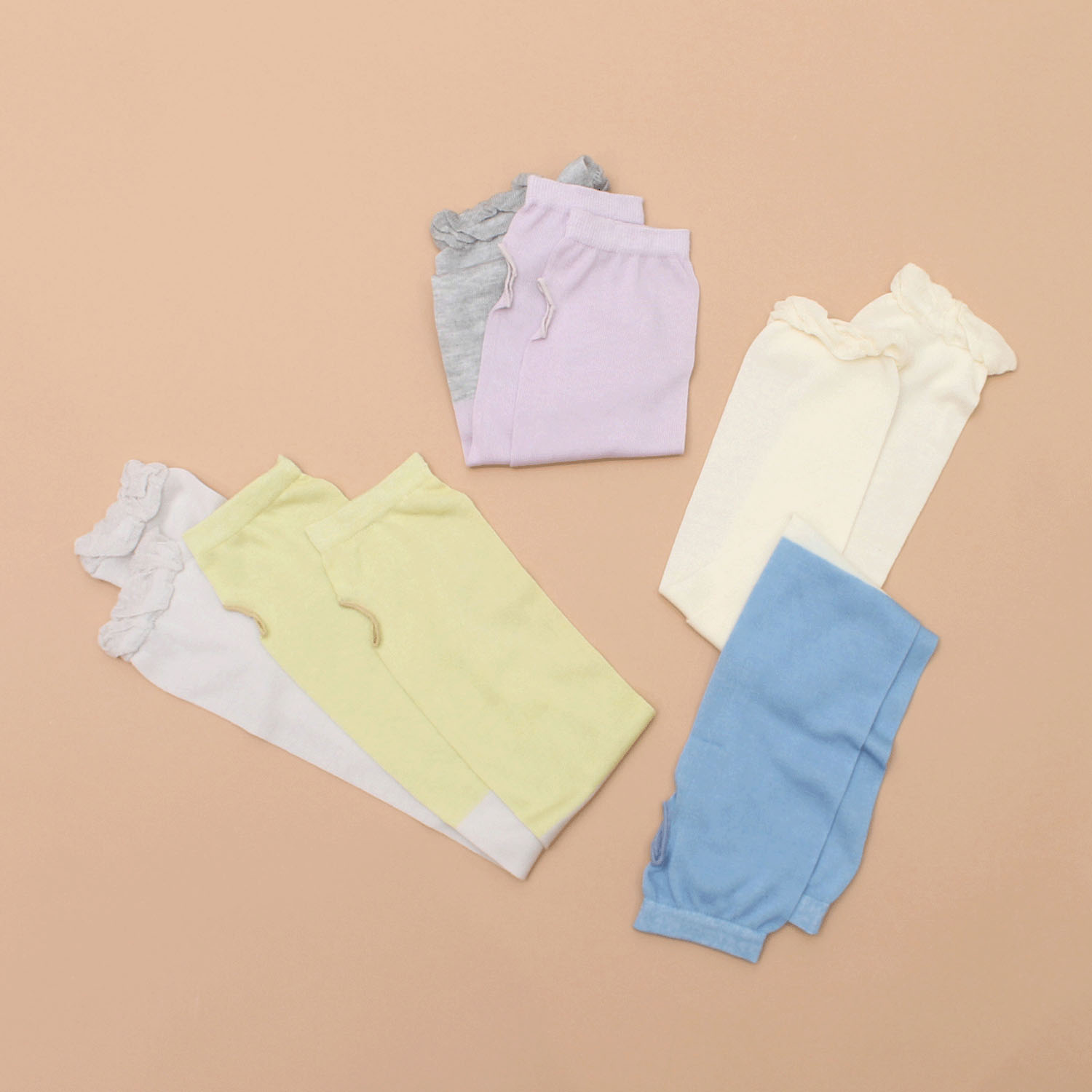 竹繊維バイカラーアームカバー - 画像3