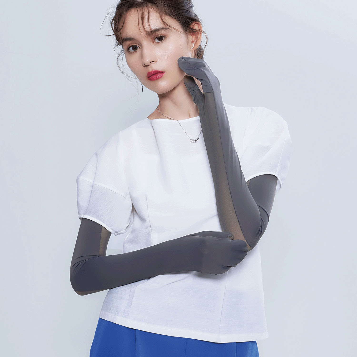 【ブラック終了】PRECIOUS UVクールメッシュミトングローブ