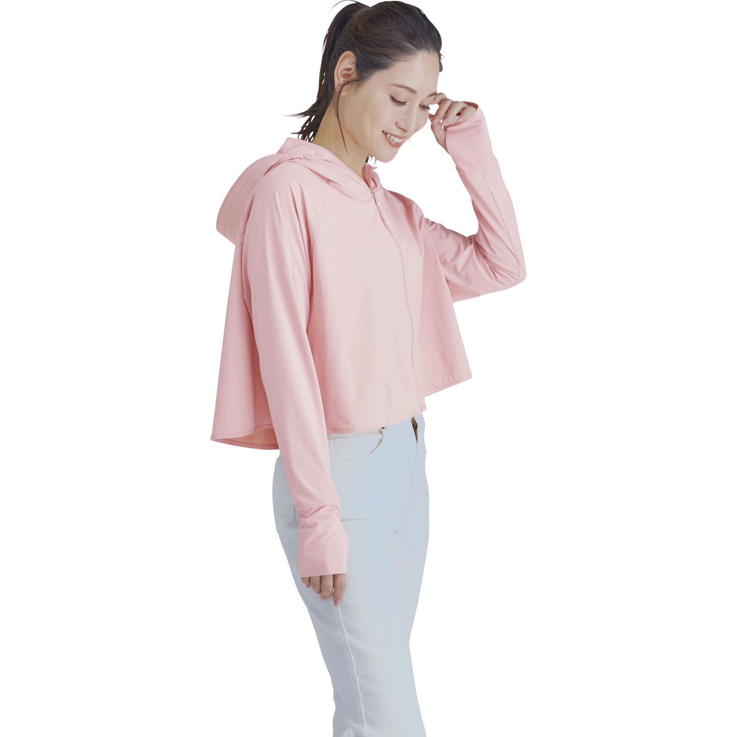 【チャコール、ラベンダー終了】Sun Block LAB 爽壁 フェイスガードUVパーカー - 画像20