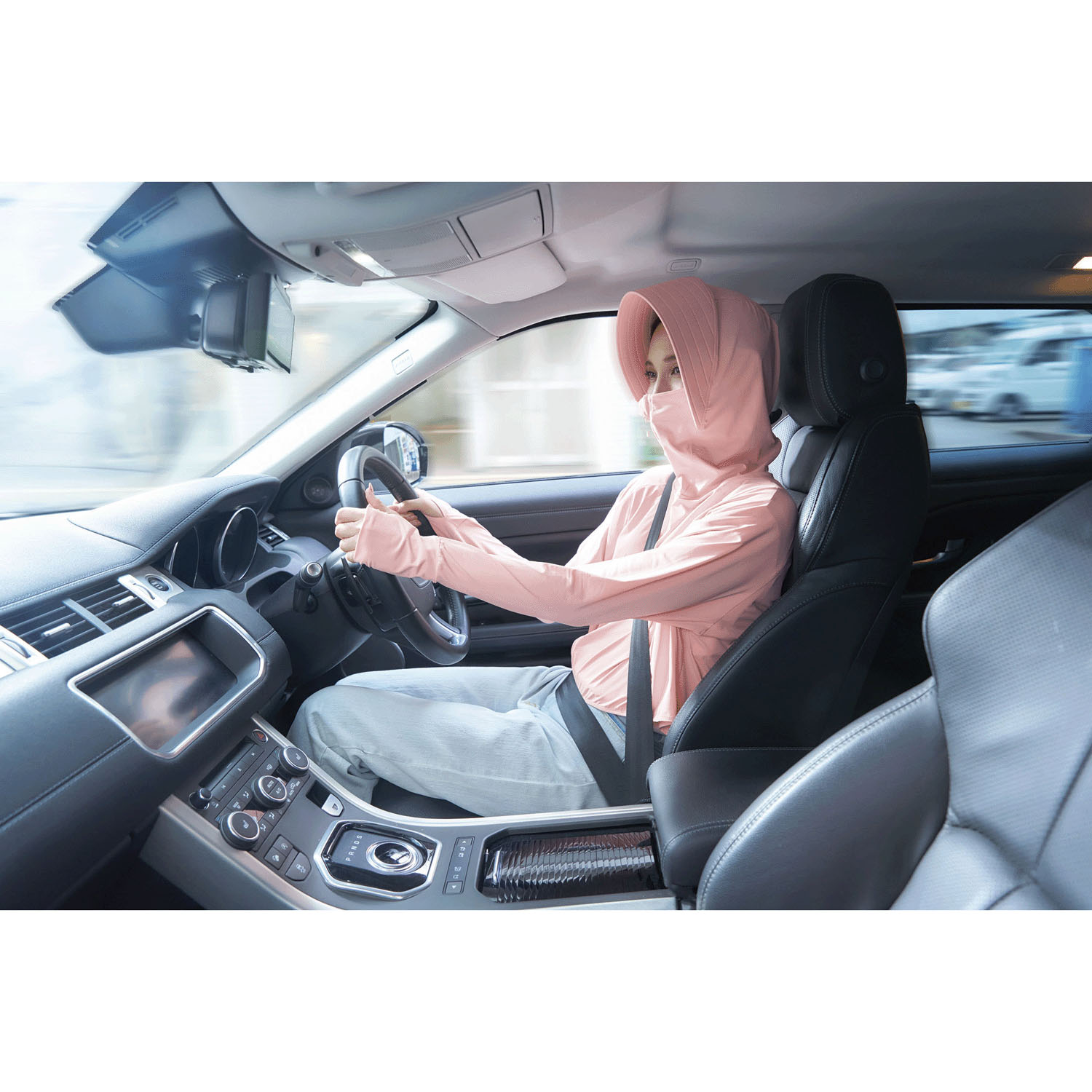 【チャコール、ラベンダー終了】Sun Block LAB 爽壁 フェイスガードUVパーカー - 画像29