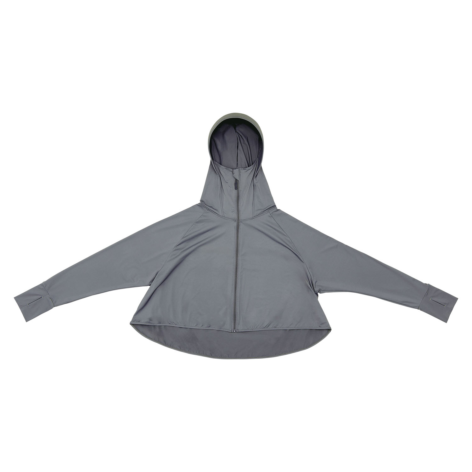 【チャコール、ラベンダー終了】Sun Block LAB 爽壁 フェイスガードUVパーカー - 画像4