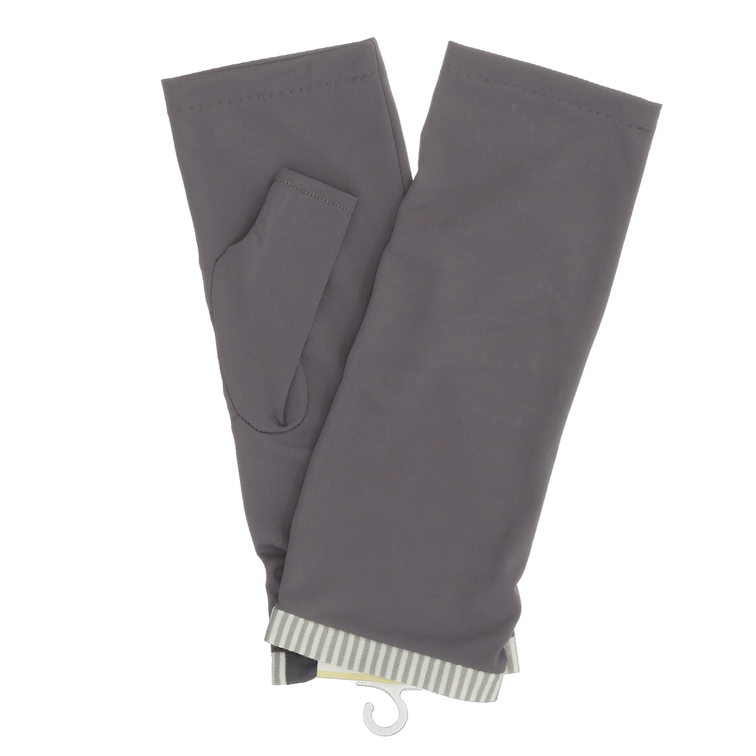 接触冷感 アイスシルクUVアームカバー ショート丈 - 画像4