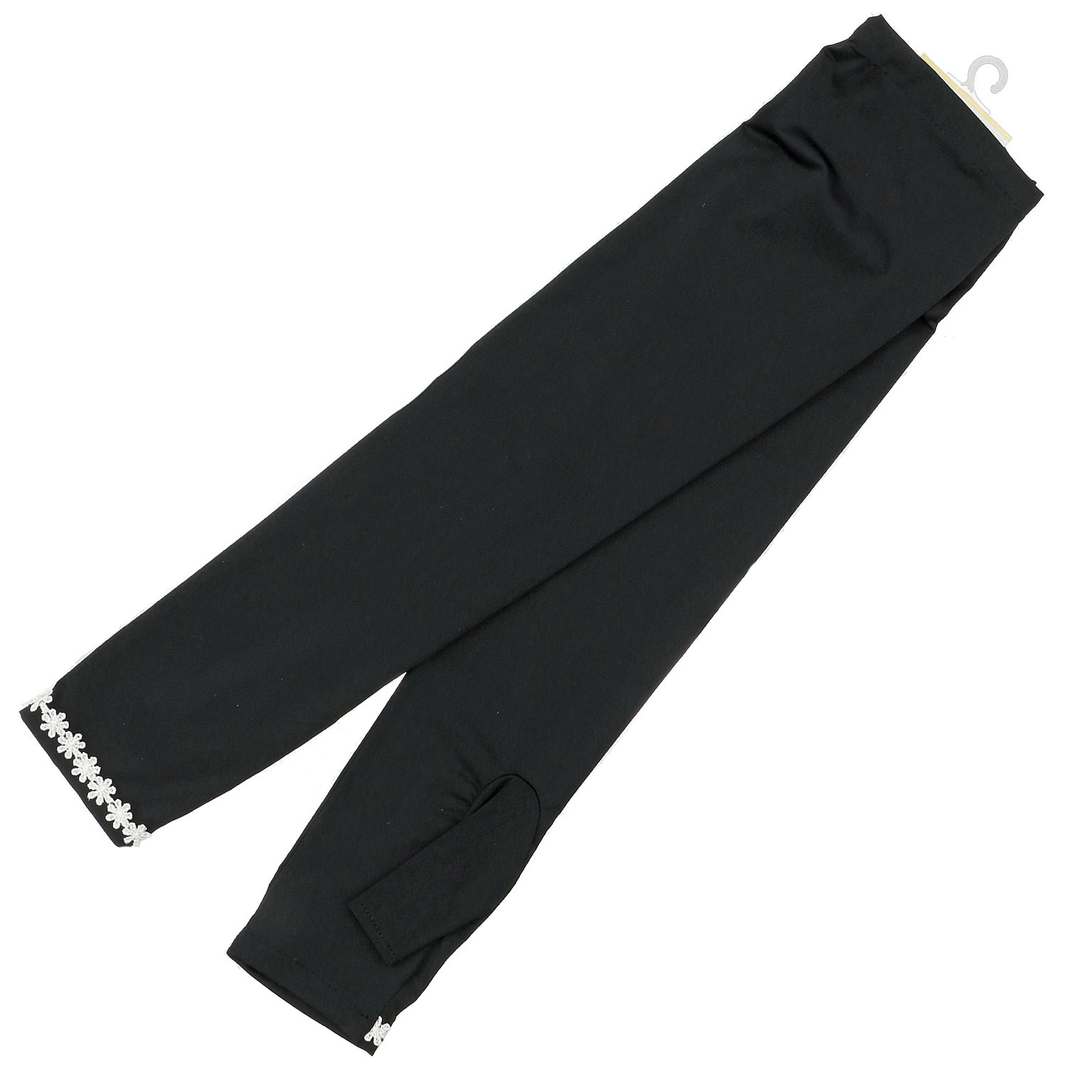 接触冷感 レース付きアームカバー ロング丈 - 画像5