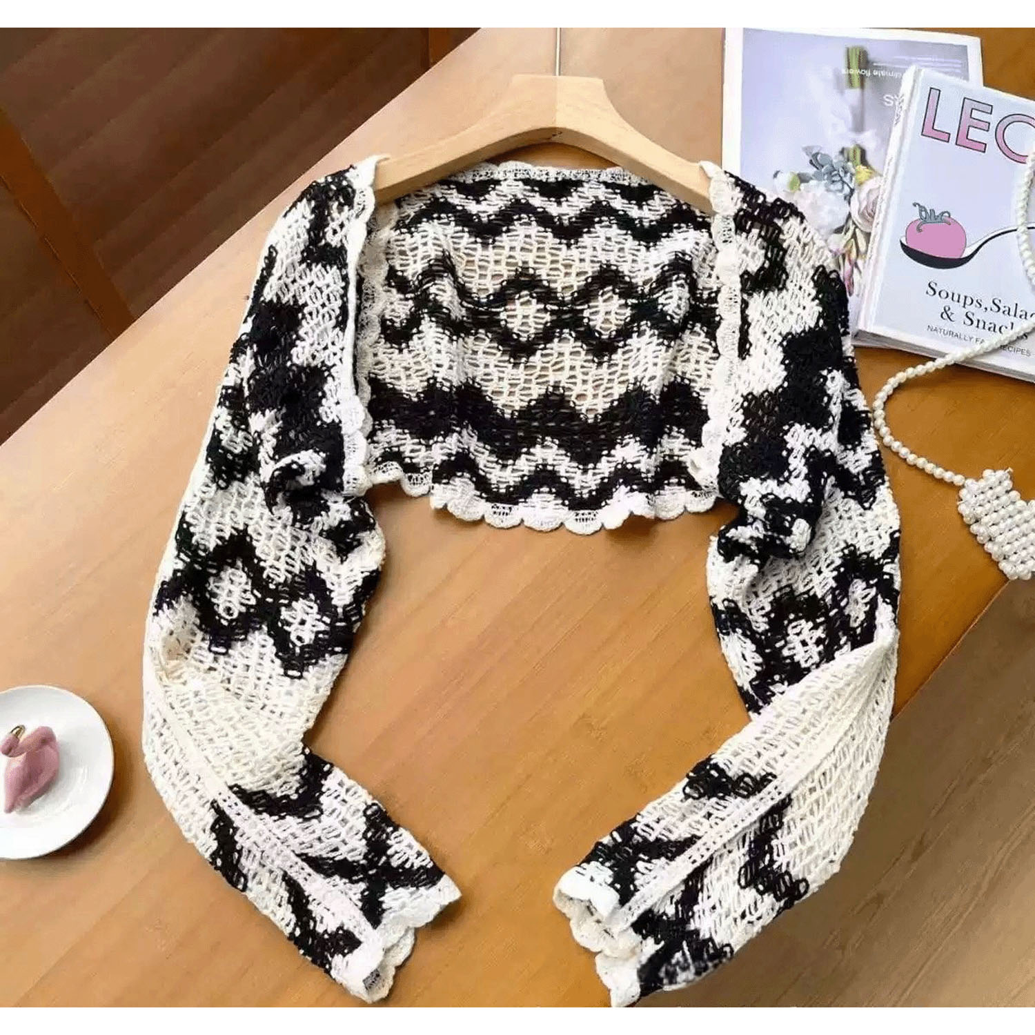 ニットアームボレロ - 画像3