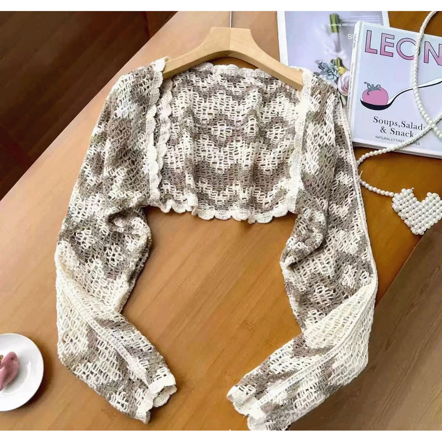 ニットアームボレロ - 画像5