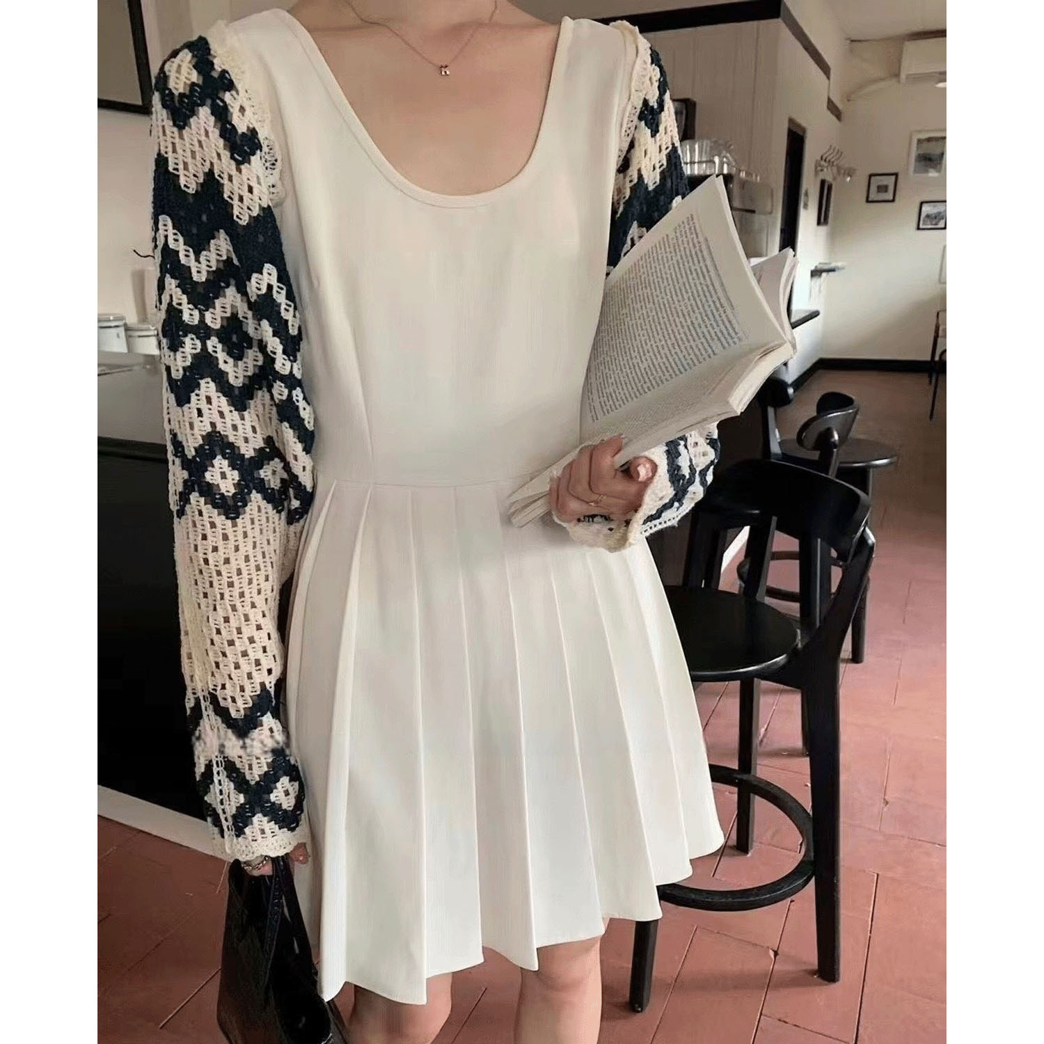 ニットアームボレロ - 画像6