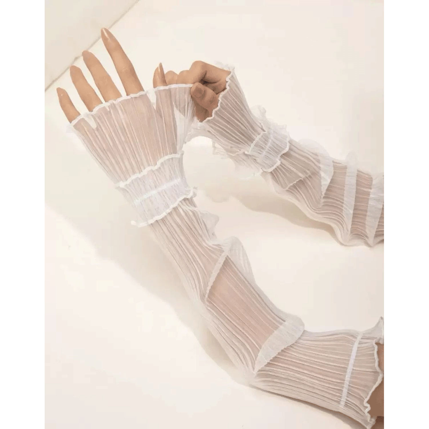 シースルーアームカバー - 画像2