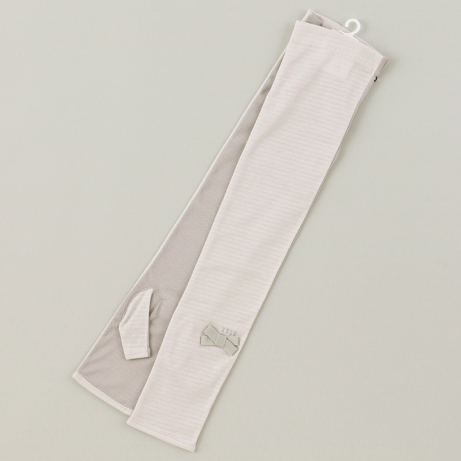 ELLE リボンロングアームカバー - 画像1