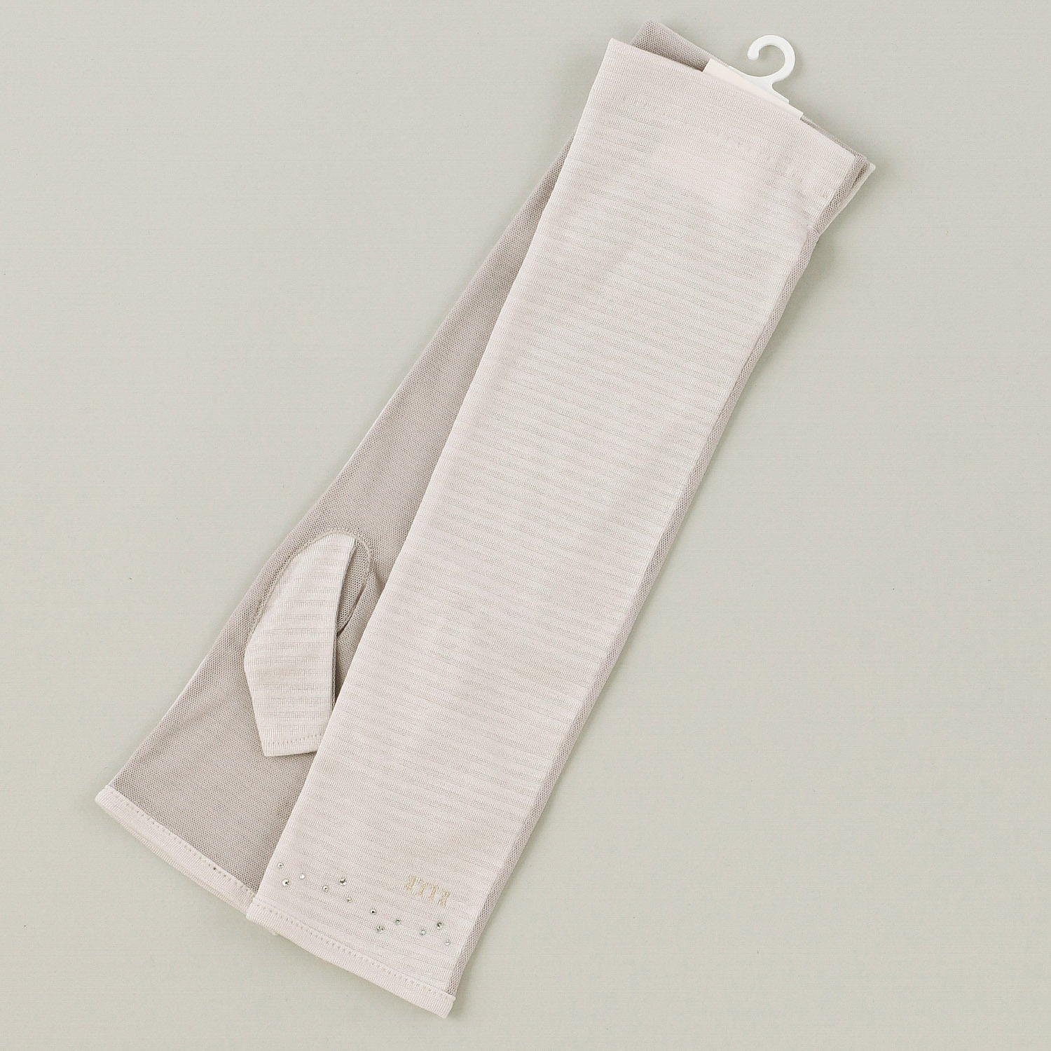 ELLE ラインストーンセミロングアームカバー - 画像2