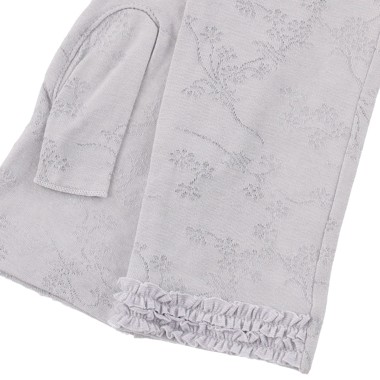 麻入りジャガード指無しアームカバー - 画像3