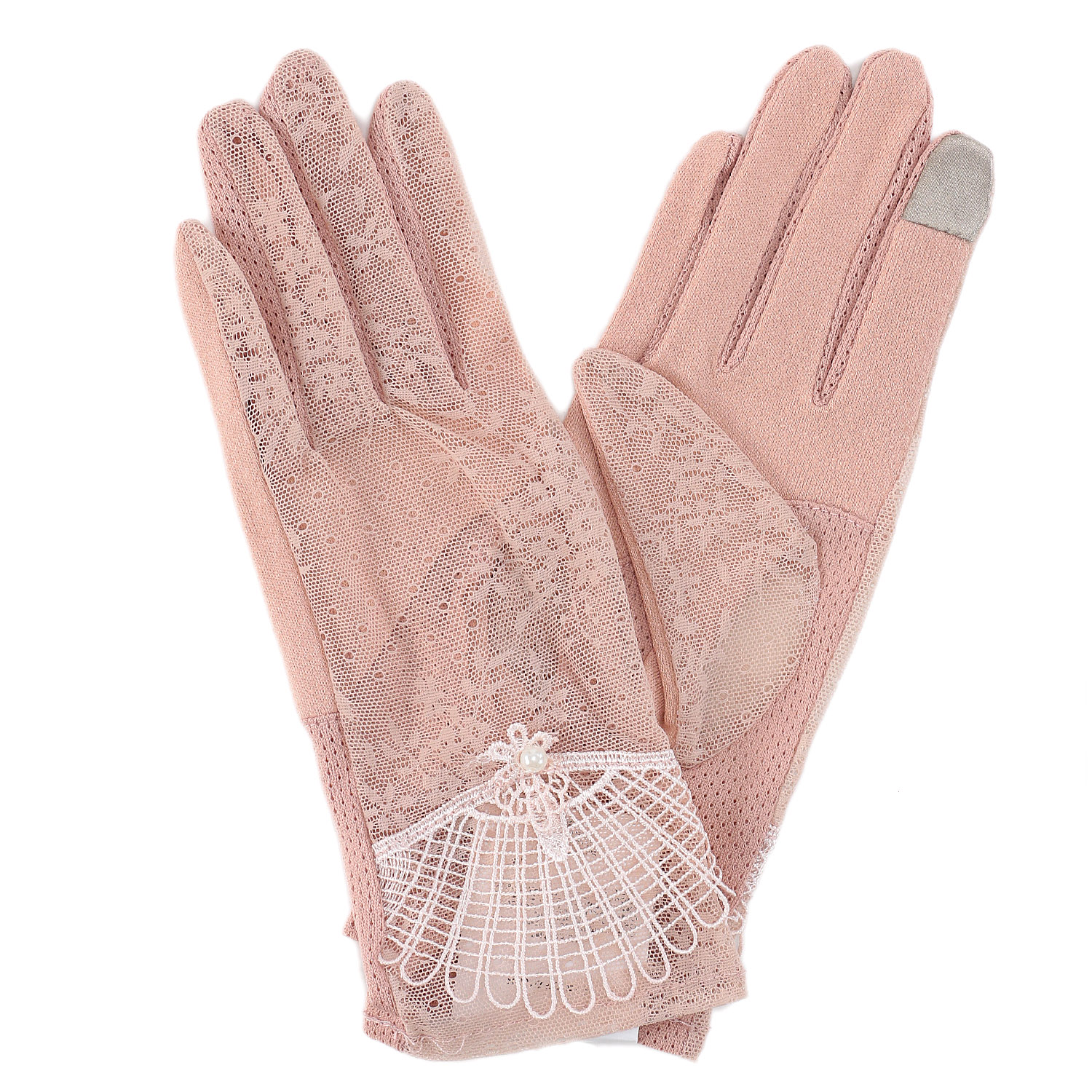 シェルパールレース手袋 - 画像3