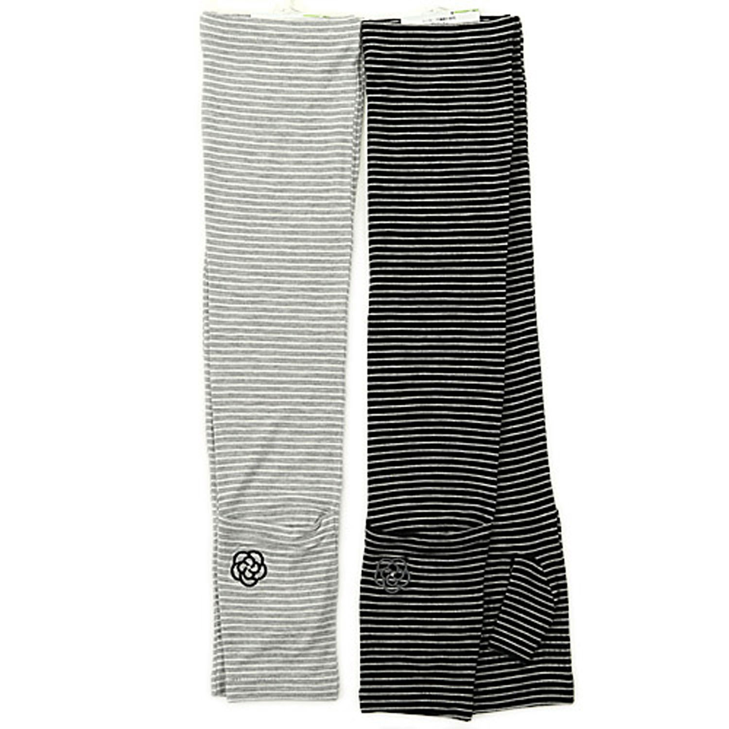 竹繊維 ボーダーカメリアロングアームカバー - 画像1