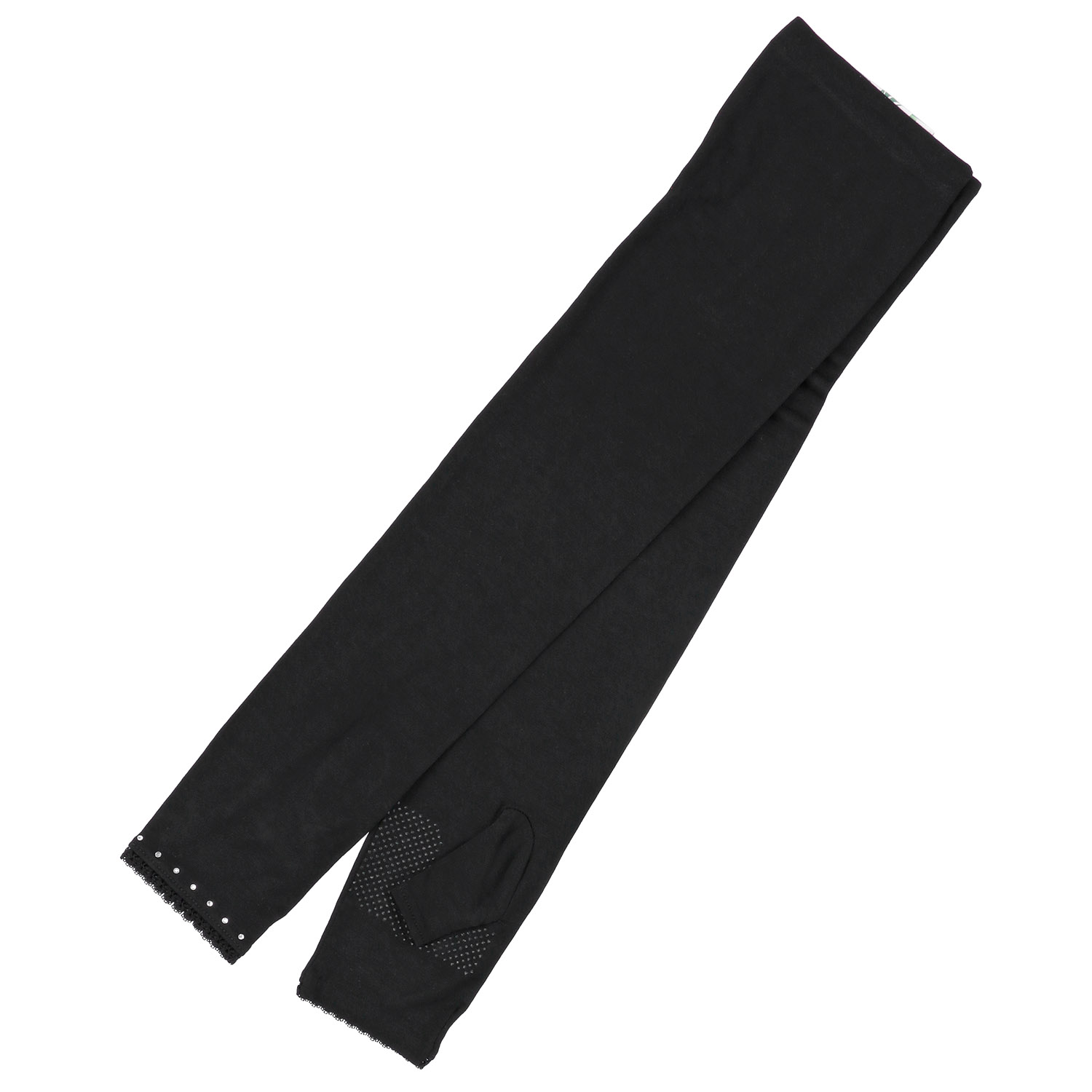 竹繊維 ラインストーンロングアームカバー - 画像3