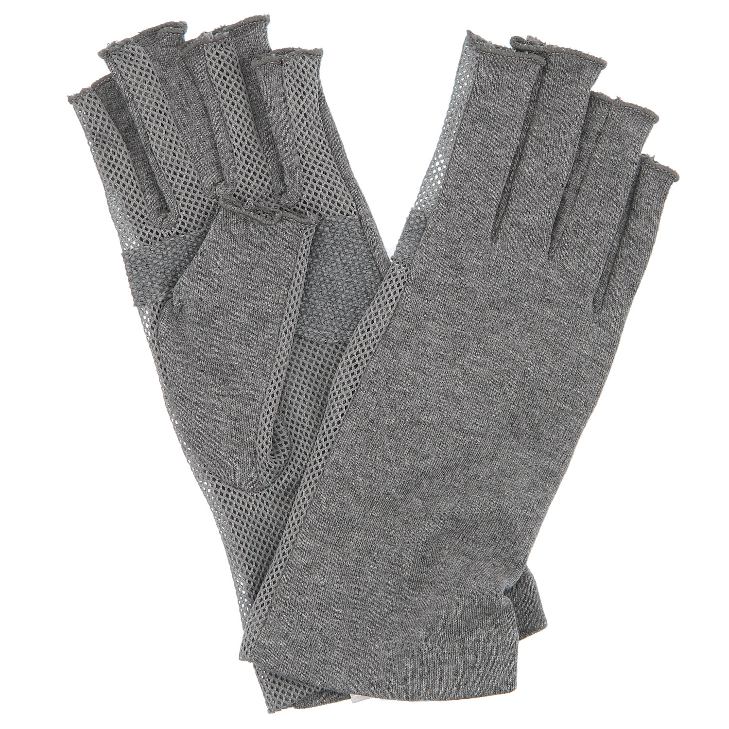 コットン 指切りショート手袋 - 画像2