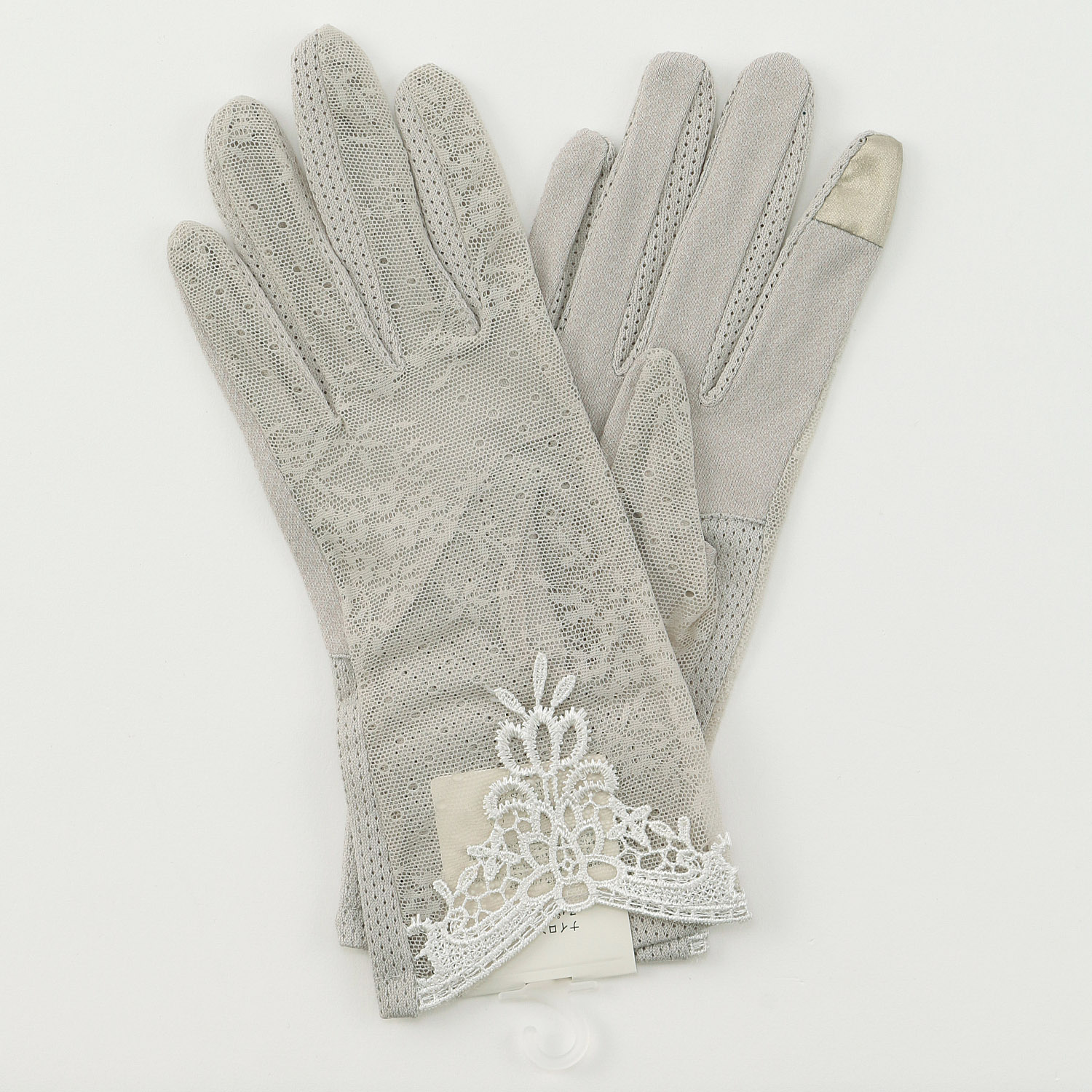 レースメッシュUV手袋 - 画像2