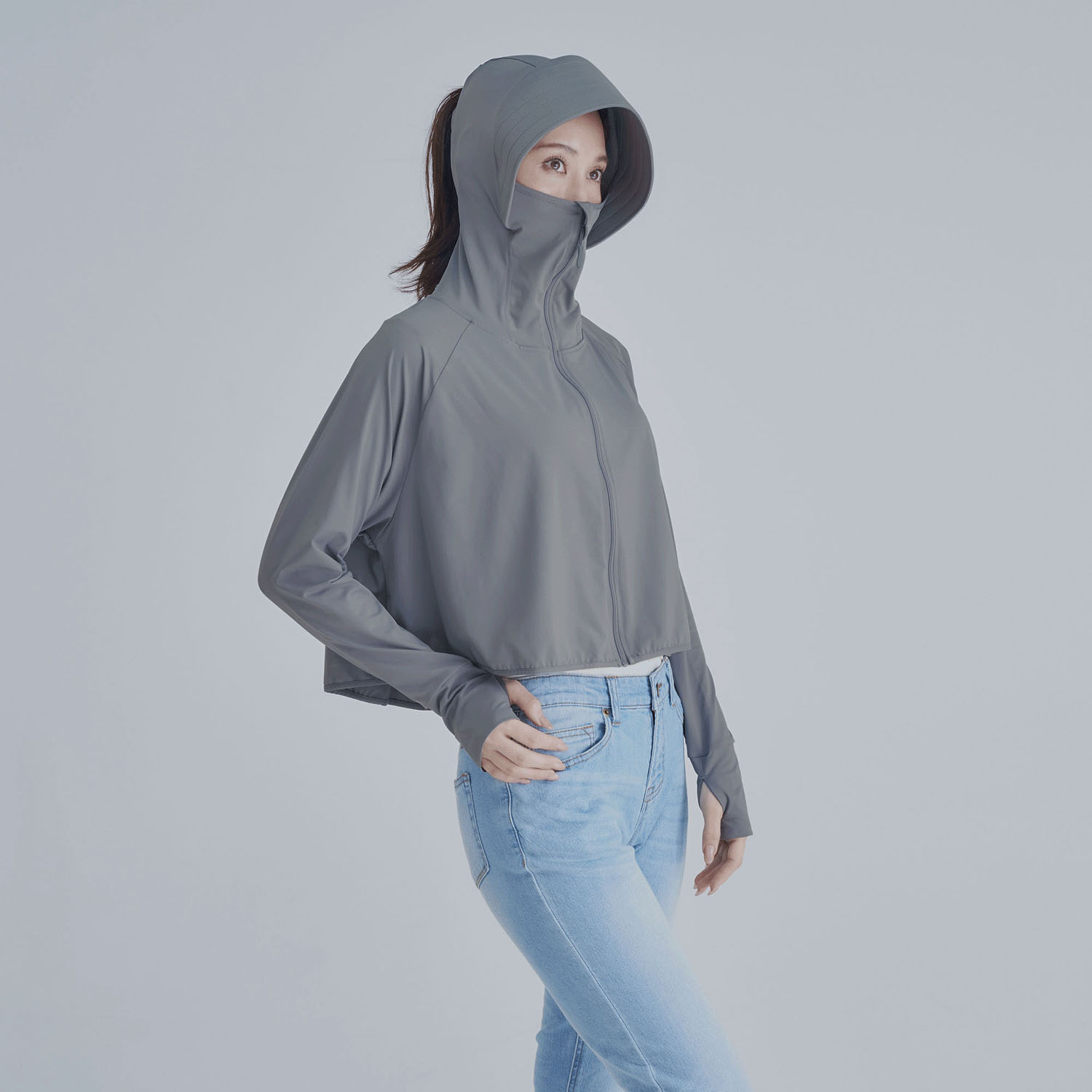 COGIT（コジット）Sun block LAB 爽壁 フェイスガードUVパーカー - 画像3