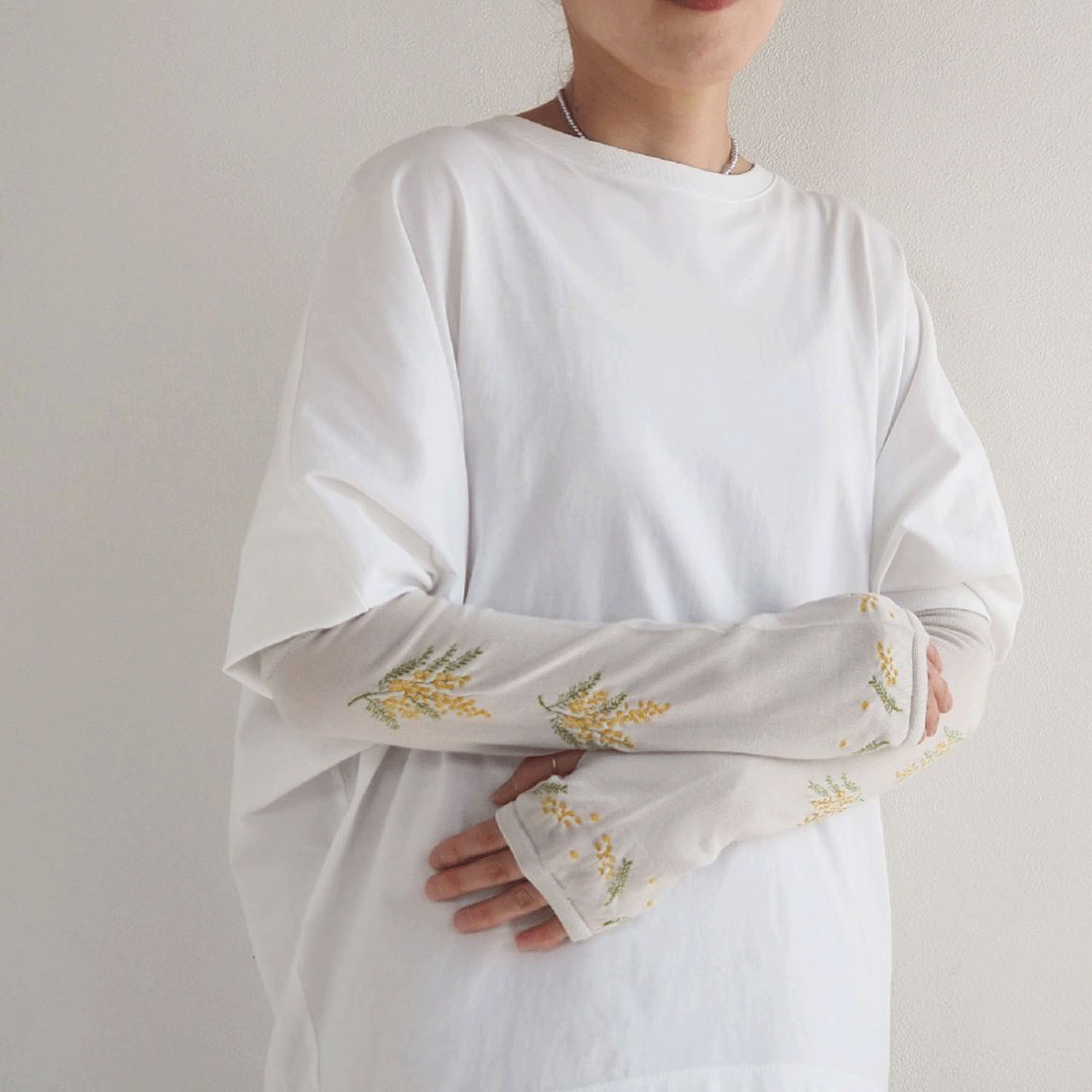 日本製 おさんぽアームカバー ミドル - 画像3