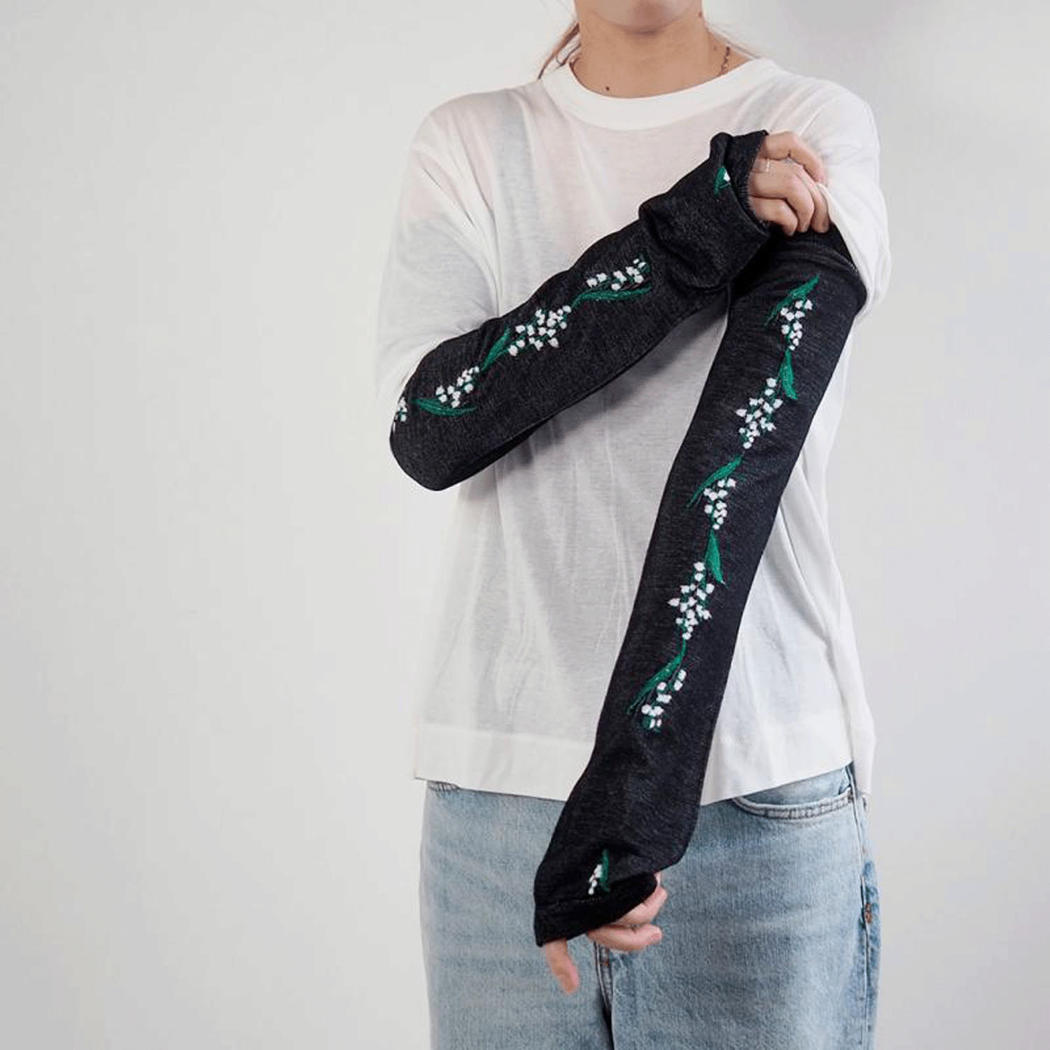 日本製 おさんぽアームカバー ロング - 画像14