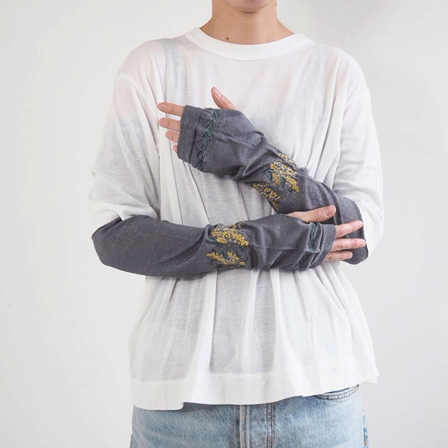 日本製 おさんぽアームカバー ロング - 画像20