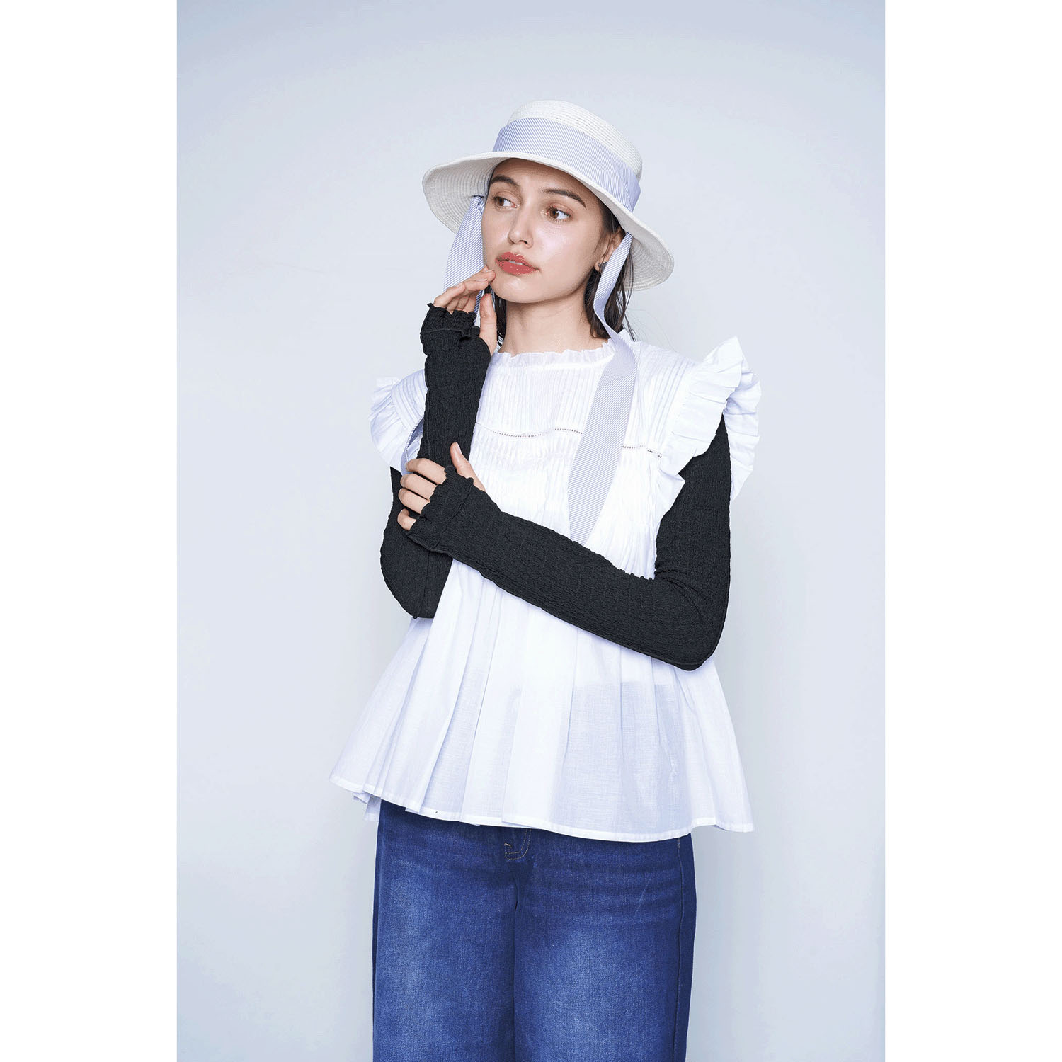 【3日間限定価格】COGIT（コジット）Sun Block LAB リップルアームカバー - 画像4