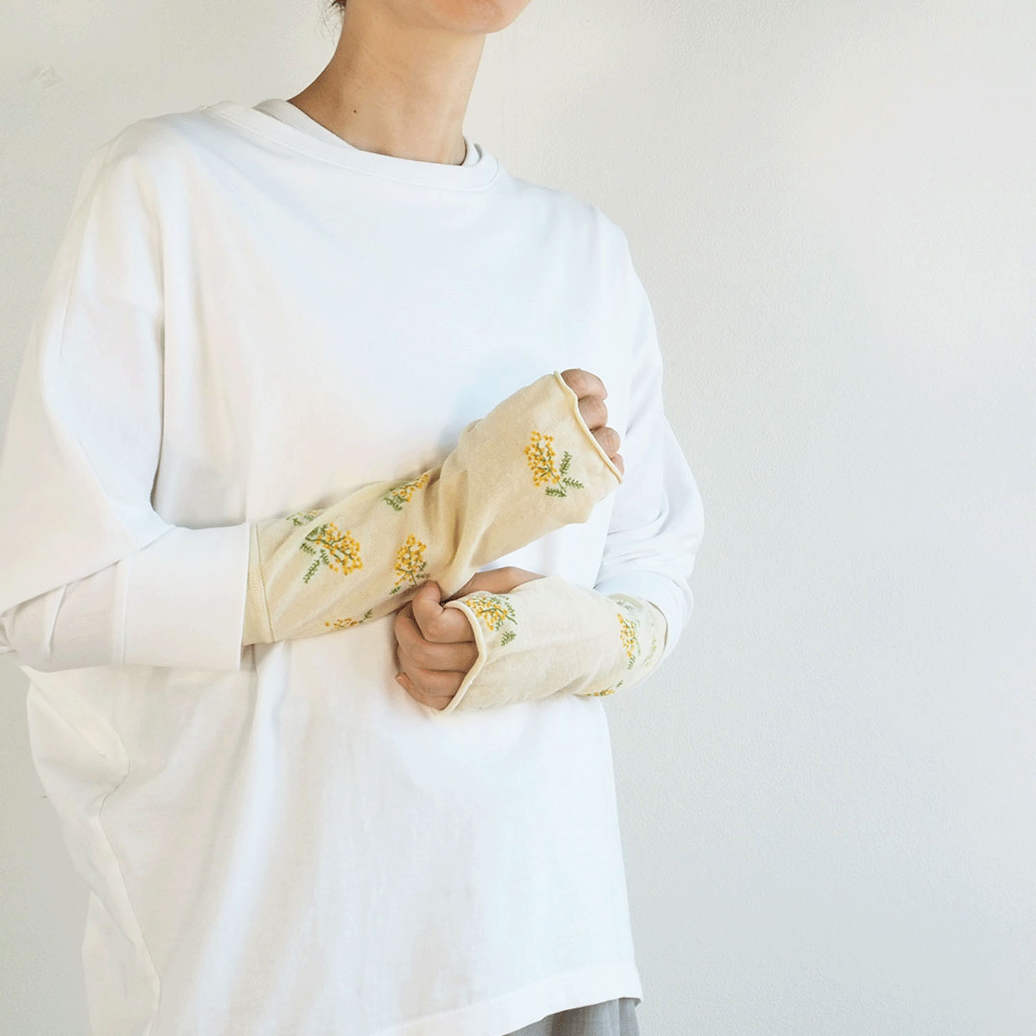 日本製 おさんぽアームカバー ショート - 画像6